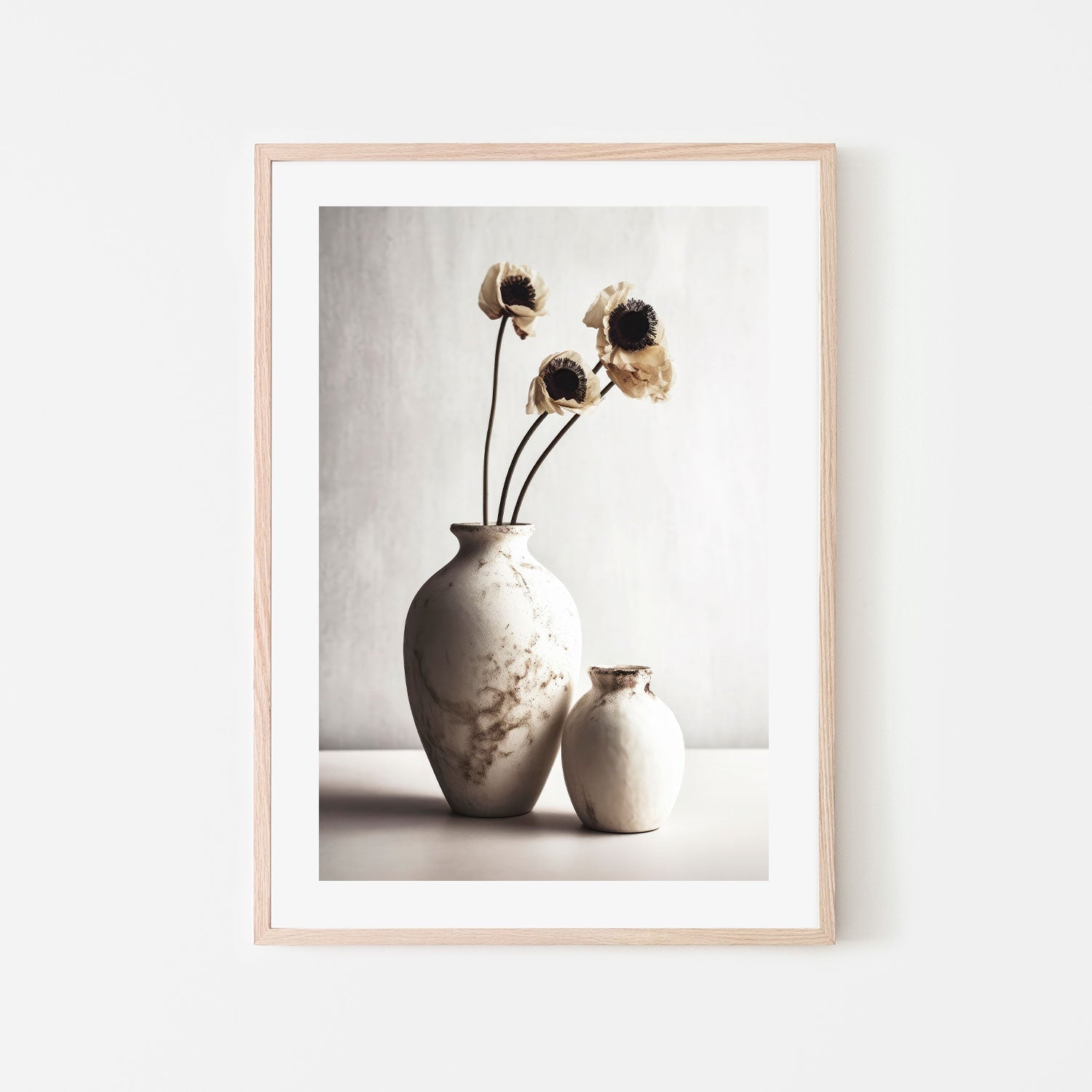 wall-art-print-canvas-poster-framed-Ceramic Vases, Style A , By Treechild-GIOIA-WALL-ART