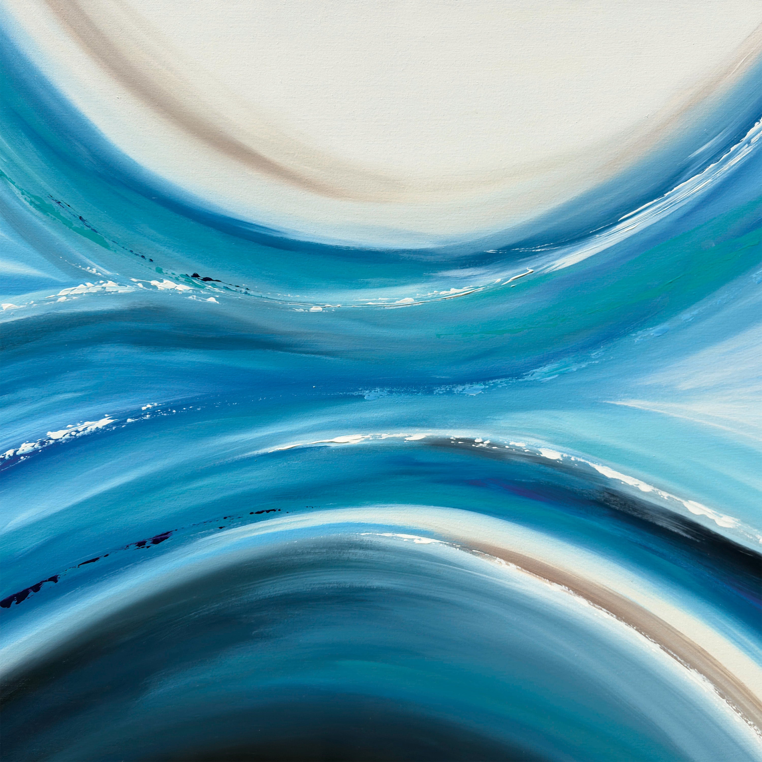 wall-art-print-canvas-poster-framed-Cerulean Rhythm-1