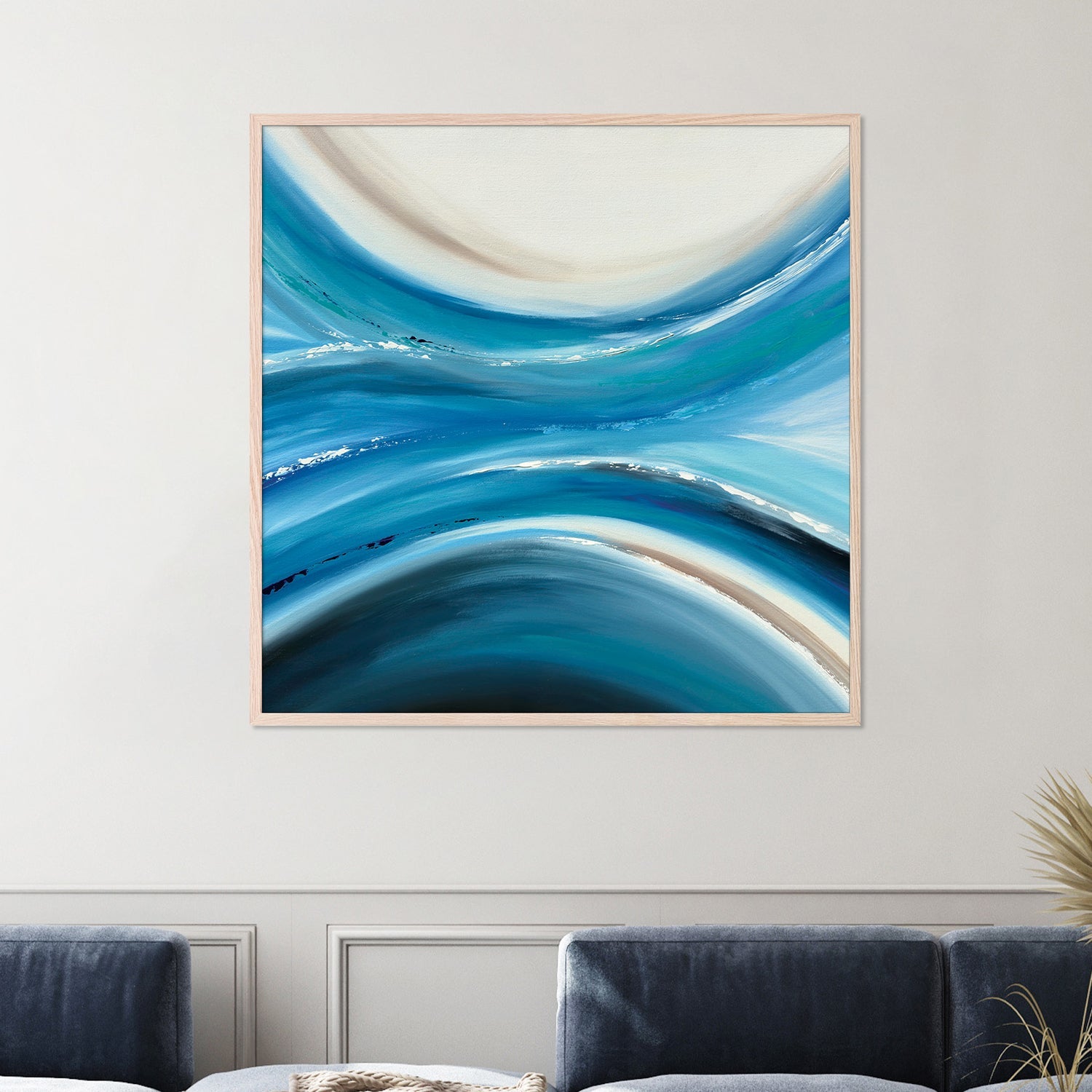 wall-art-print-canvas-poster-framed-Cerulean Rhythm-7