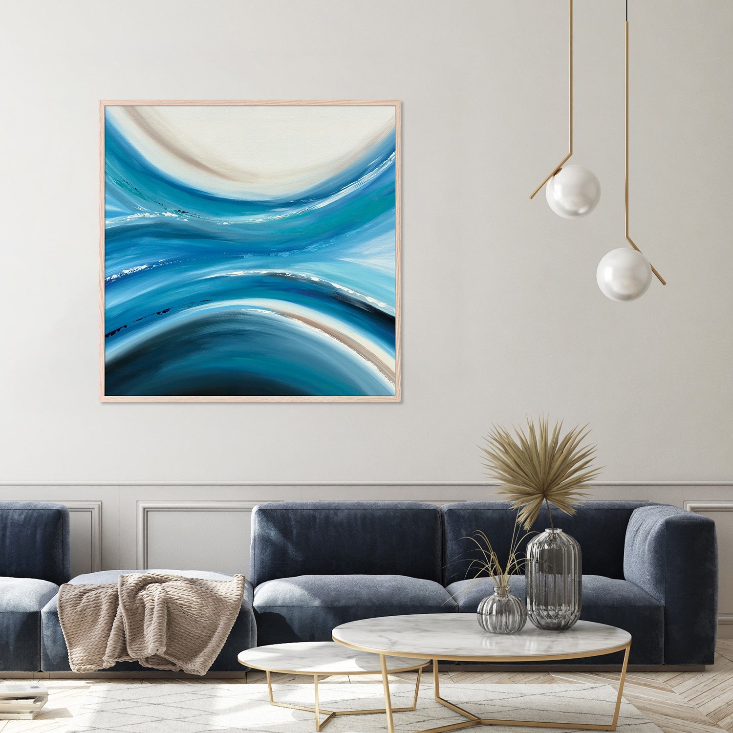 wall-art-print-canvas-poster-framed-Cerulean Rhythm-8