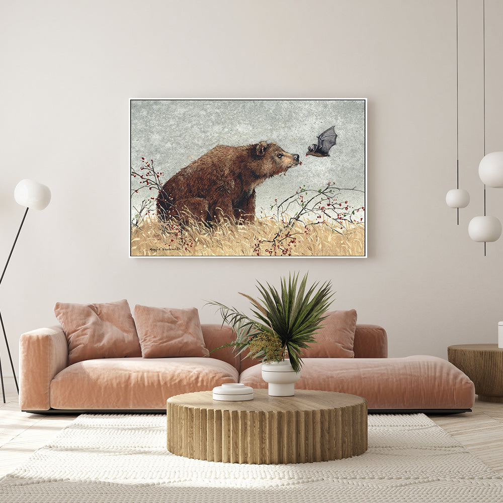 wall-art-print-canvas-poster-framed-Chance Encounter , By Maggie Vandewalle-GIOIA-WALL-ART