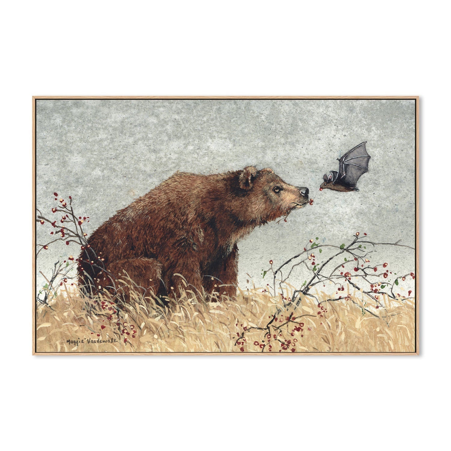 wall-art-print-canvas-poster-framed-Chance Encounter , By Maggie Vandewalle-GIOIA-WALL-ART