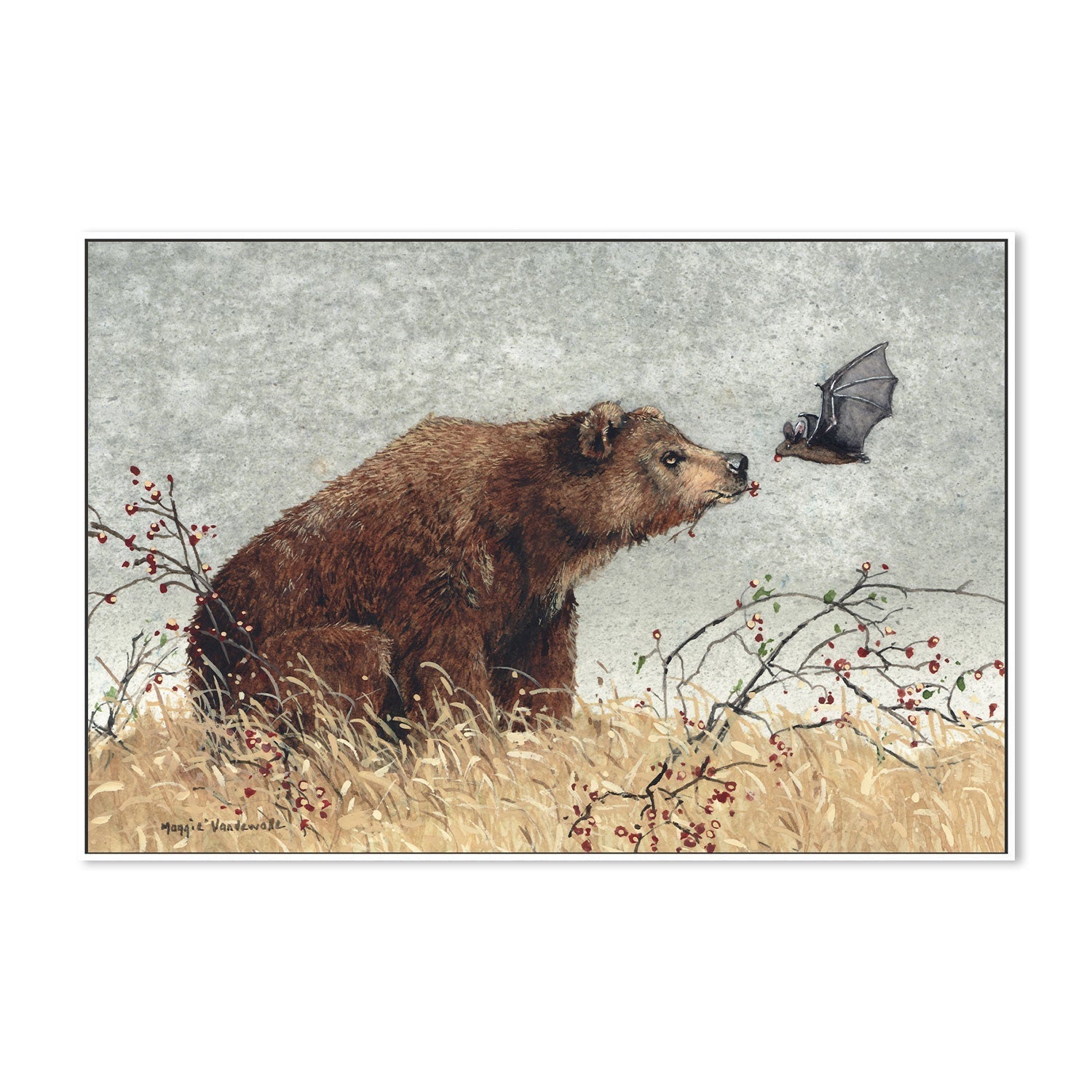 wall-art-print-canvas-poster-framed-Chance Encounter , By Maggie Vandewalle-GIOIA-WALL-ART