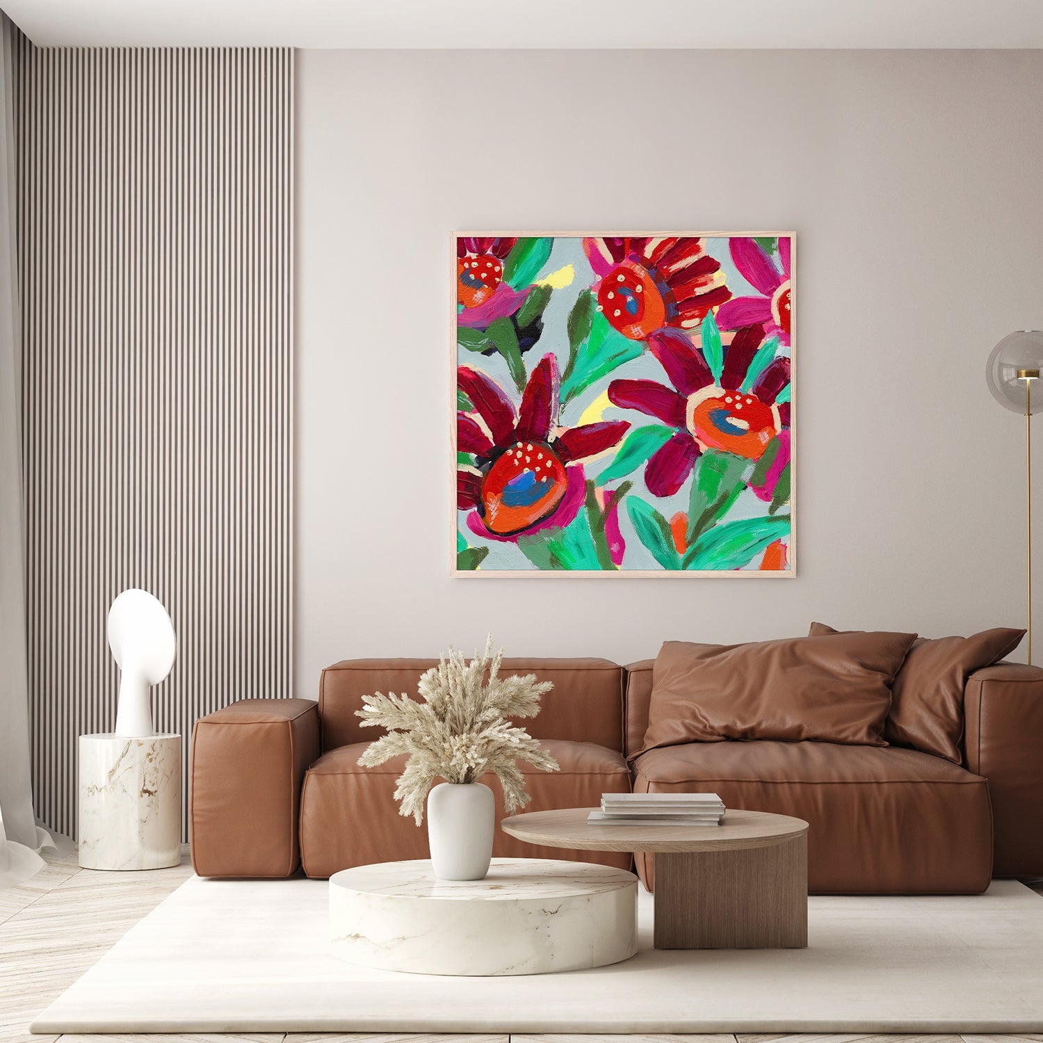 wall-art-print-canvas-poster-framed-Chaos in Bloom-8