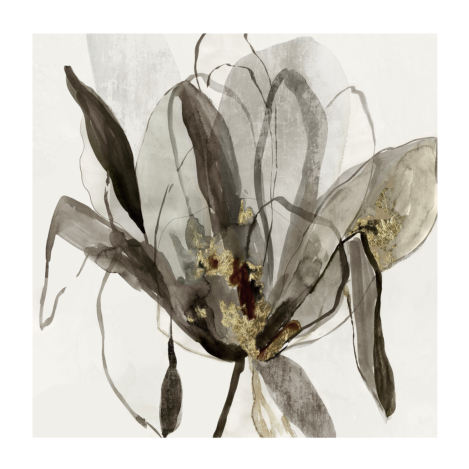 wall-art-print-canvas-poster-framed-Charcoal In Bloom , By Asia Jensen-1