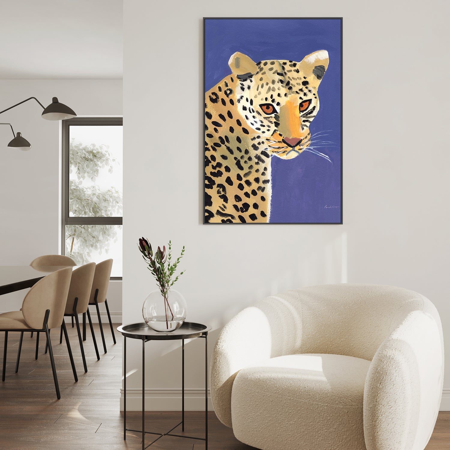 wall-art-print-canvas-poster-framed-Cheetah-by-Pamela Munger-Gioia Wall Art