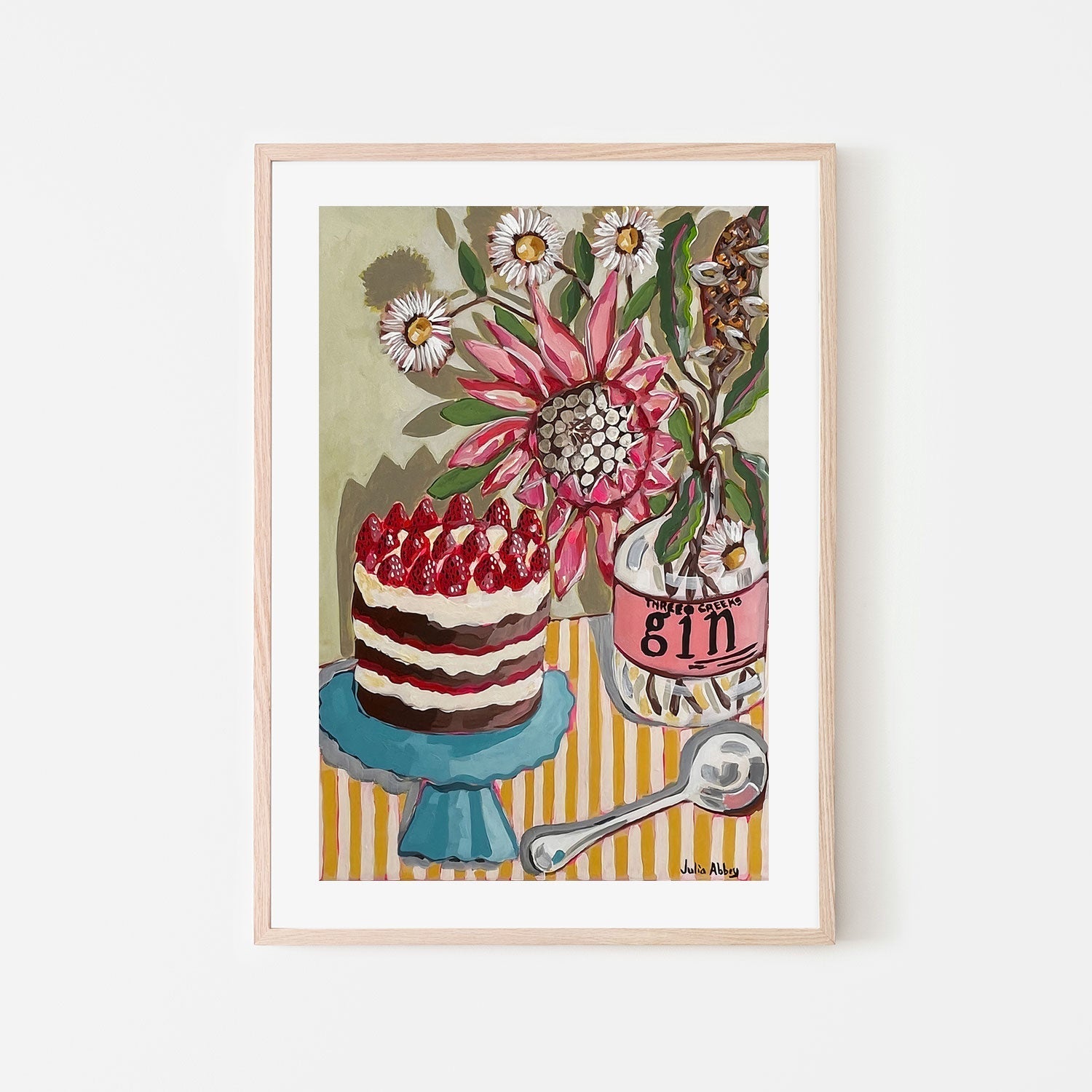wall-art-print-canvas-poster-framed-Chocolate Sponge , By Julia Abbey-6