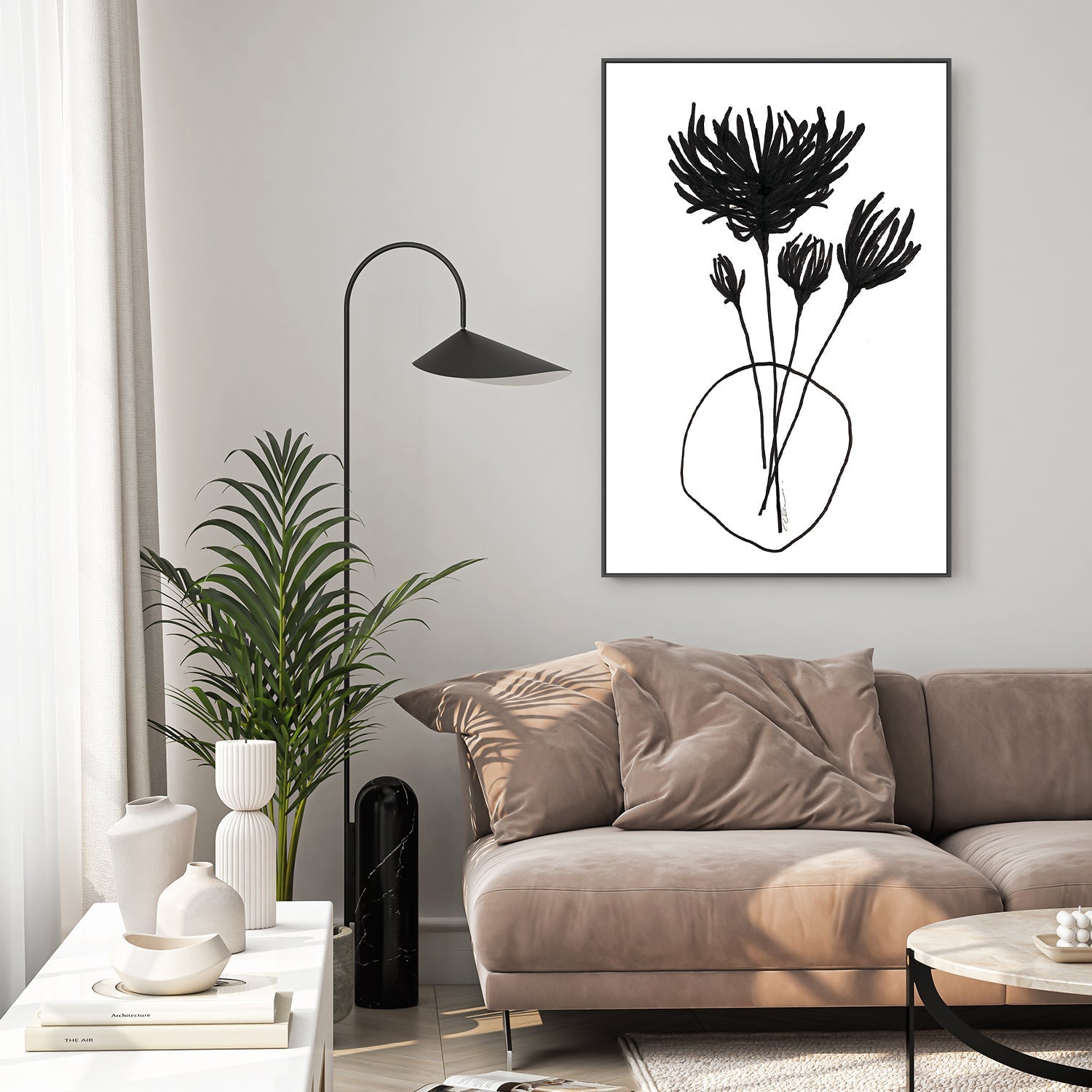 wall-art-print-canvas-poster-framed-Chrysanthemums , By Filippoloco-7