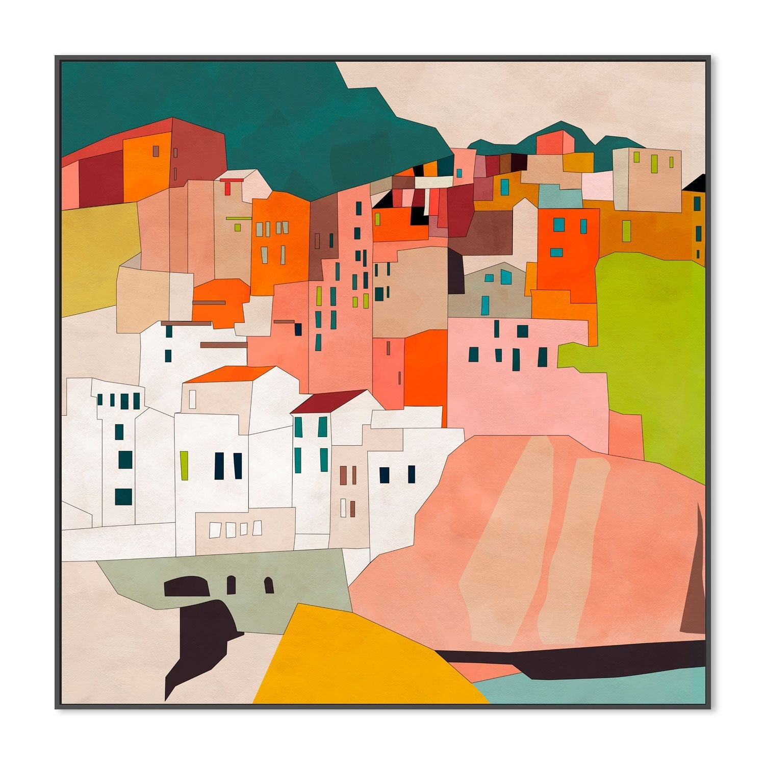 wall-art-print-canvas-poster-framed-Cinque Terre , By Ana Rut Bre-3