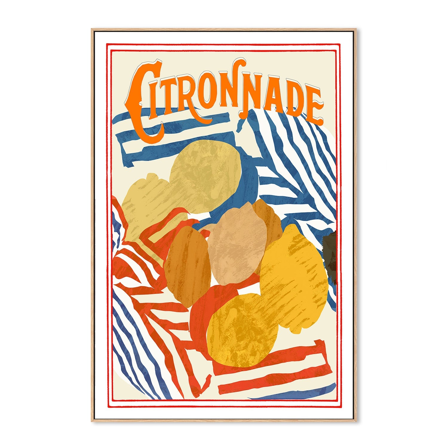 wall-art-print-canvas-poster-framed-Citronnade Blue and Red-4