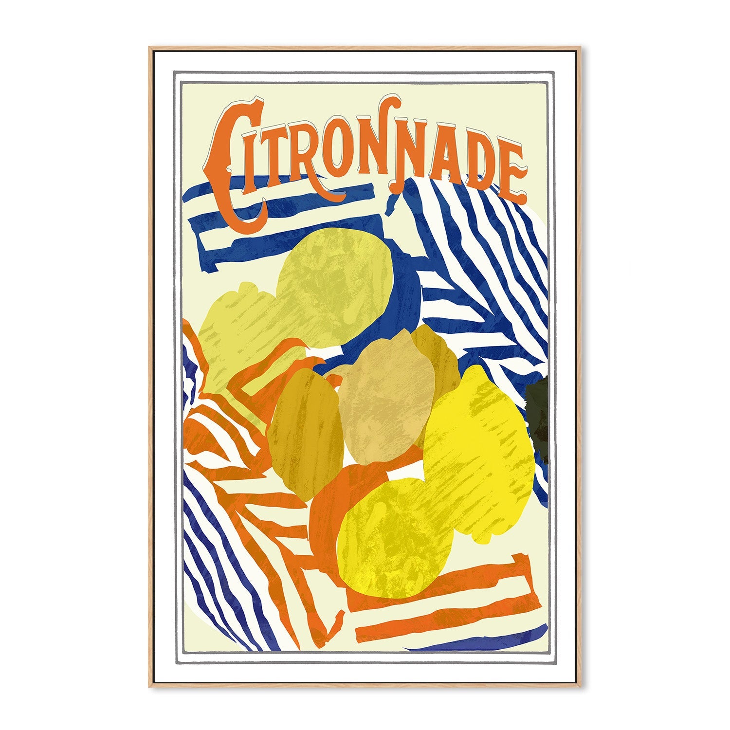 wall-art-print-canvas-poster-framed-Citronnade Orange and Blue-4