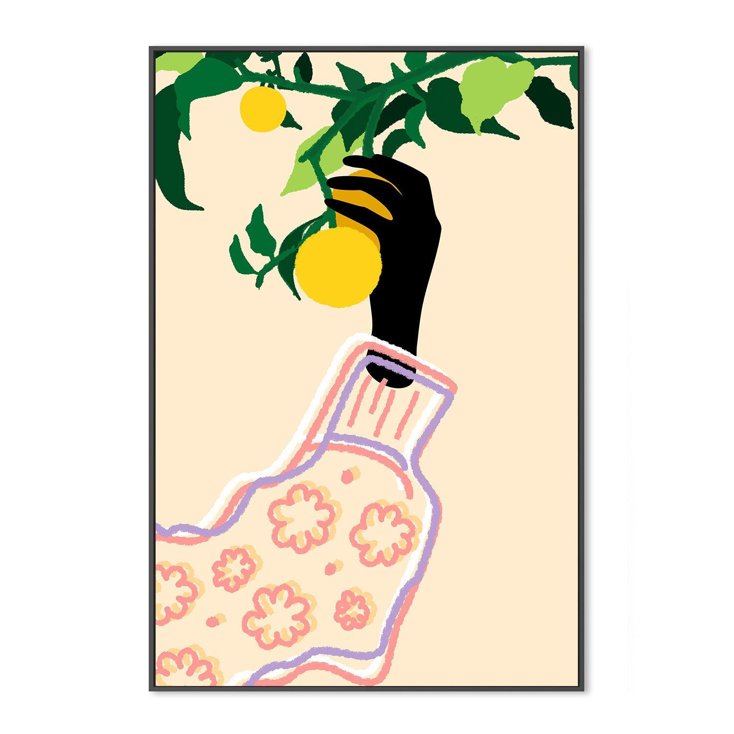 wall-art-print-canvas-poster-framed-Citrus Touch-3