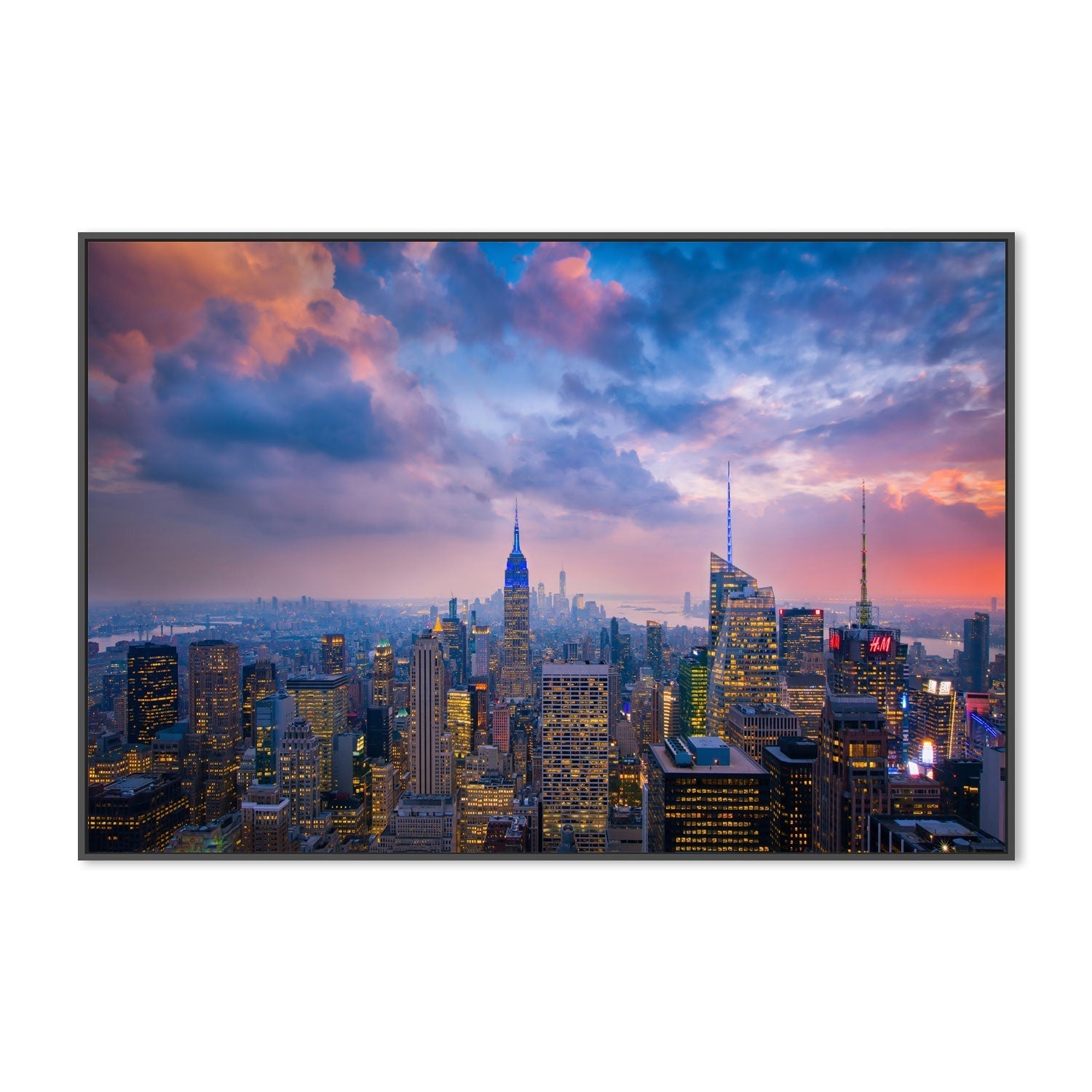wall-art-print-canvas-poster-framed-City Lights, By Michael Zheng-GIOIA-WALL-ART