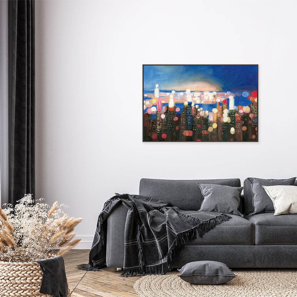 wall-art-print-canvas-poster-framed-City Lights, Style B-by-James Wiens-Gioia Wall Art