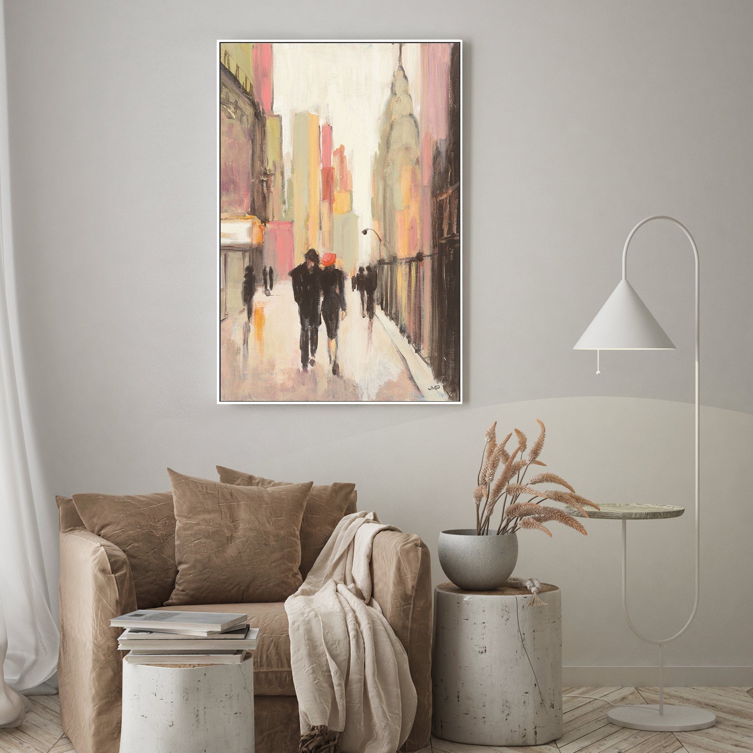 wall-art-print-canvas-poster-framed-City Stroll-GIOIA-WALL-ART