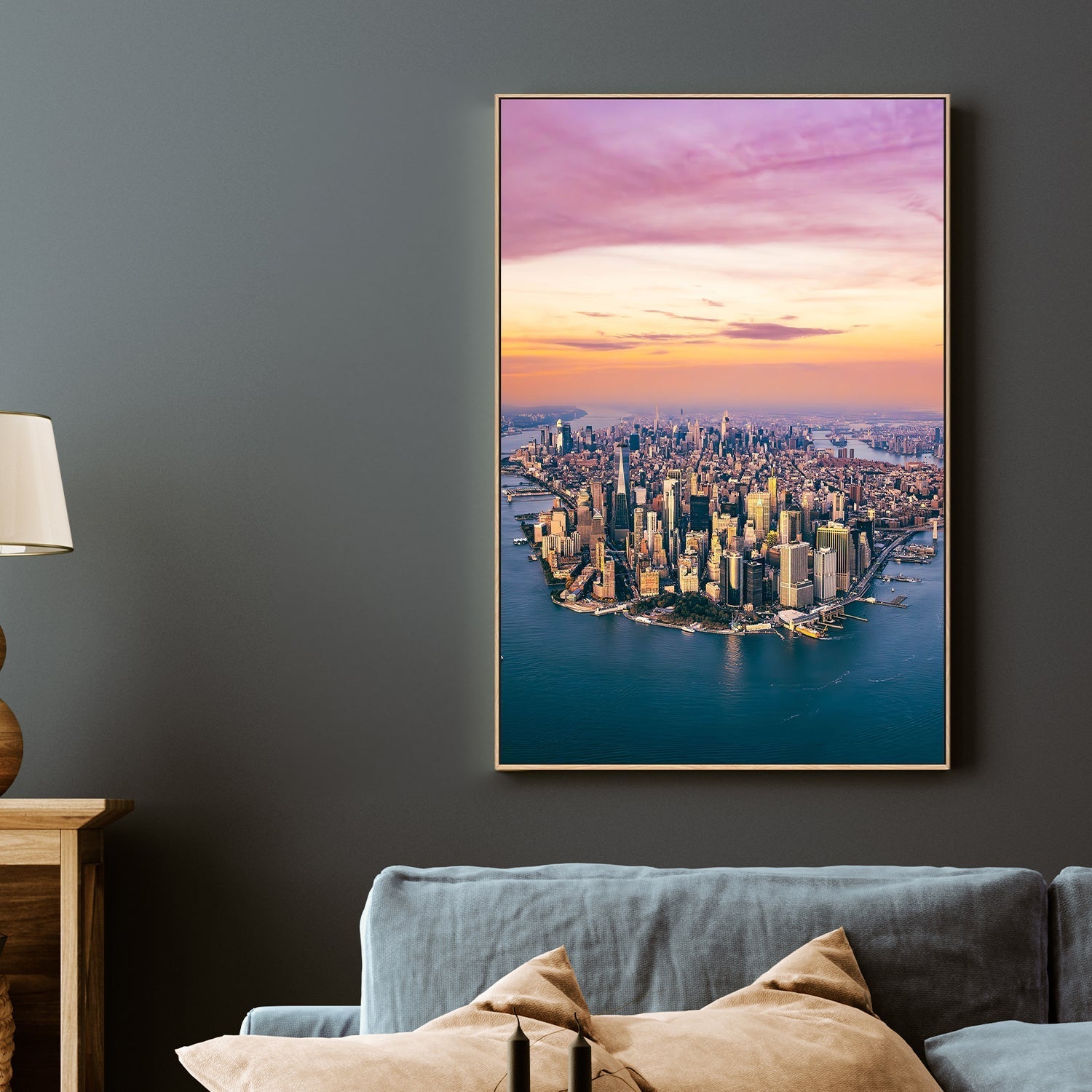 wall-art-print-canvas-poster-framed-Cityscape , By Richard Podgurski-2