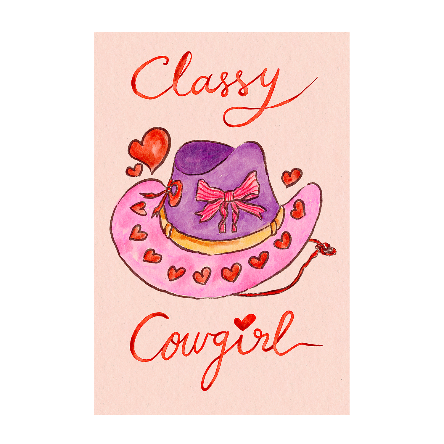 wall-art-print-canvas-poster-framed-Classy Coquette Cowgirl , By Kartika Paramita-1