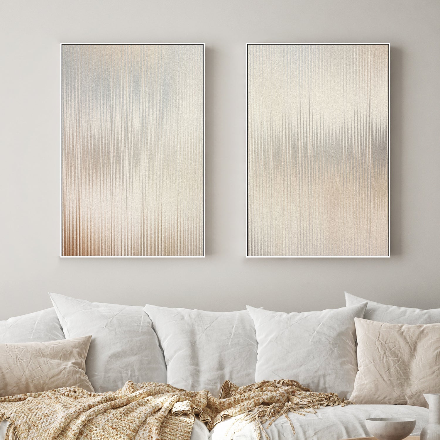 wall-art-print-canvas-poster-framed-Clean Symphony, Style A & B, Set Of 2 , By Alma-2