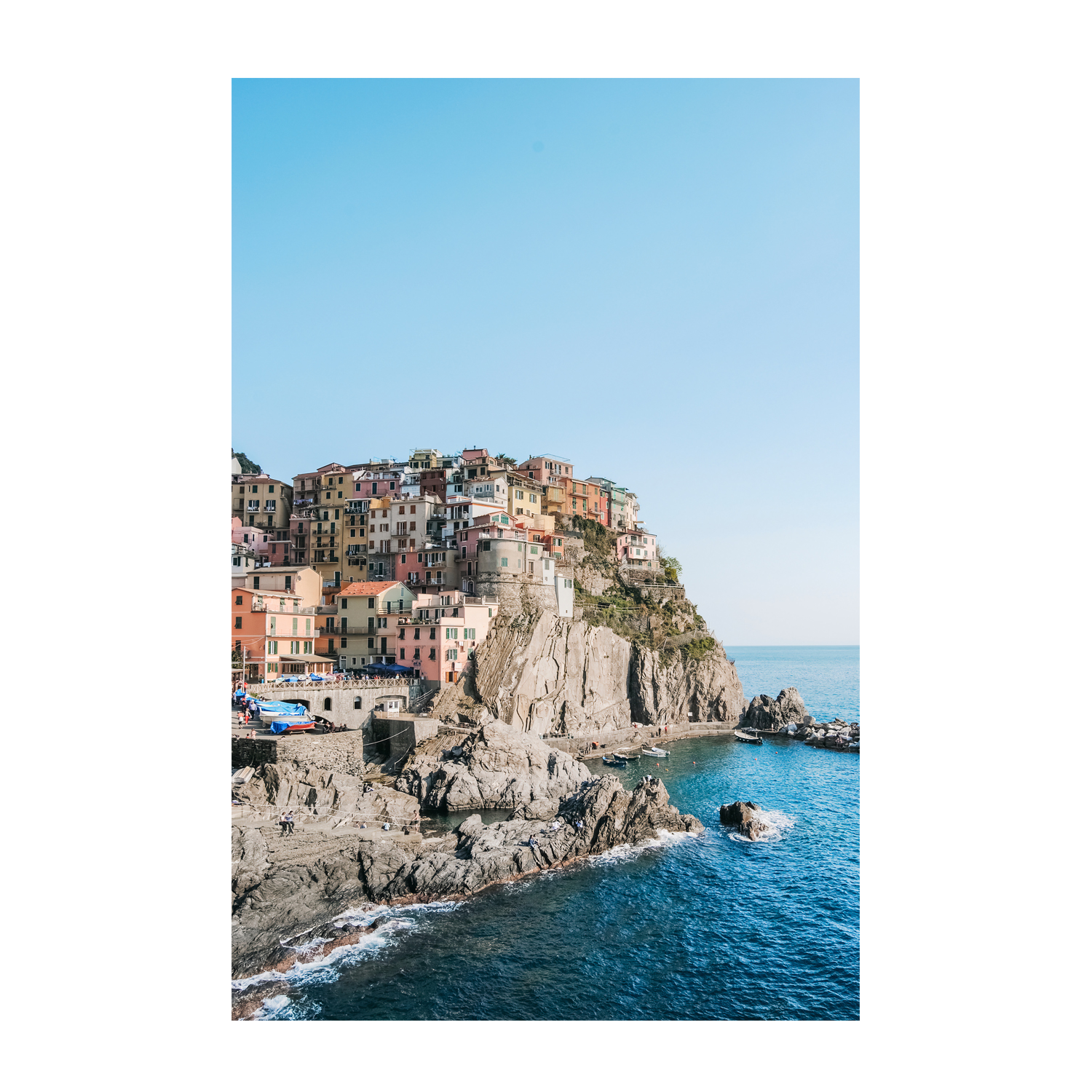 wall-art-print-canvas-poster-framed-Cliffs Of The Cinque Terre , By Leggera Studio-1