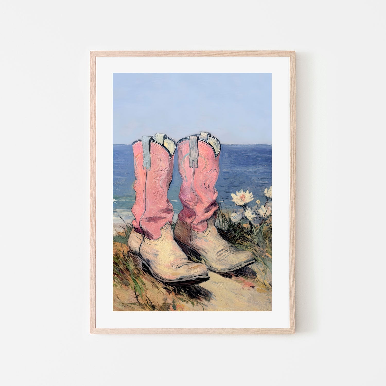 wall-art-print-canvas-poster-framed-Coastal Boots , By Lady Hana-6