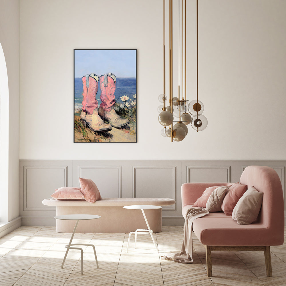 wall-art-print-canvas-poster-framed-Coastal Boots , By Lady Hana-7