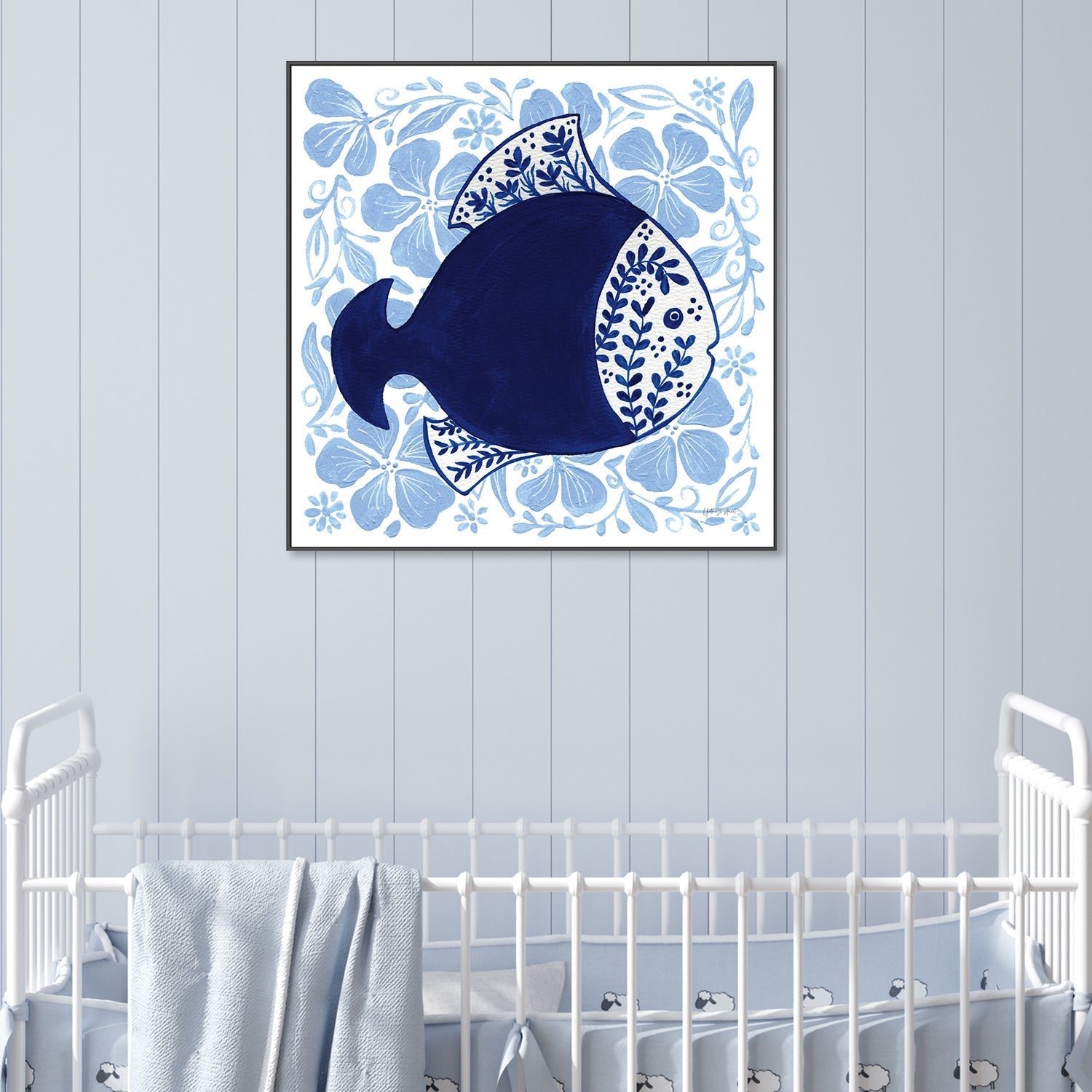 wall-art-print-canvas-poster-framed-Coastal Chinoiserie, Style A , By Yvette St. Amant-2