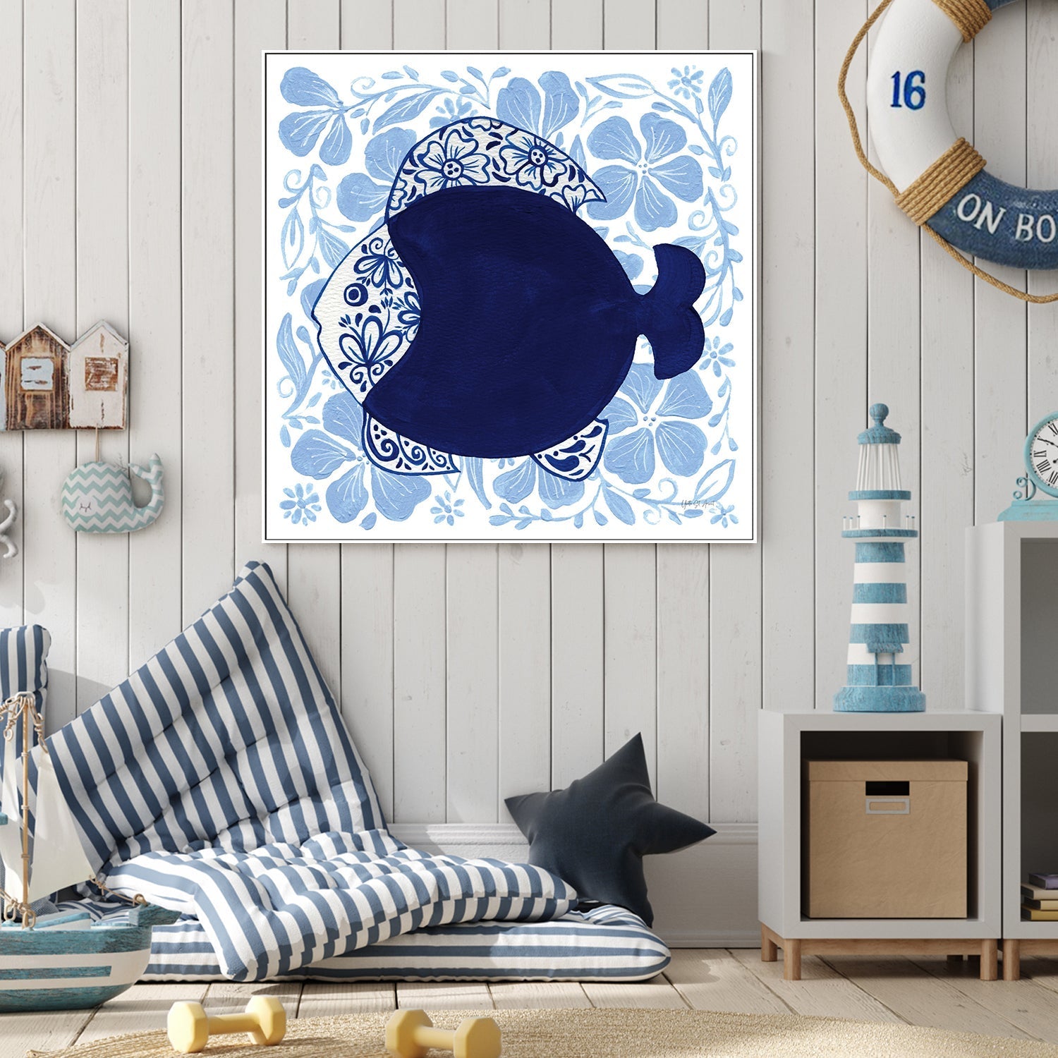 wall-art-print-canvas-poster-framed-Coastal Chinoiserie, Style B , By Yvette St. Amant-2