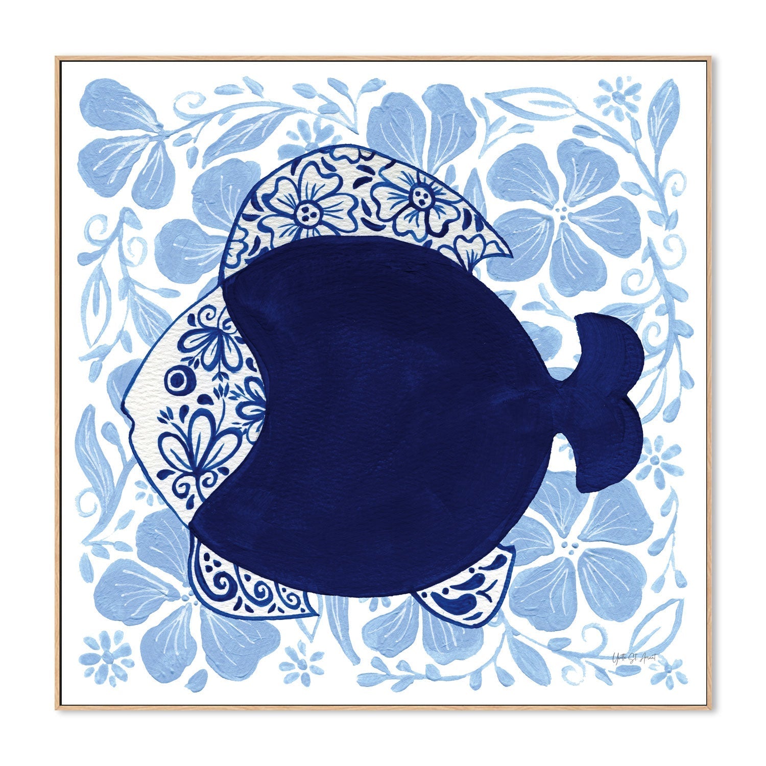 wall-art-print-canvas-poster-framed-Coastal Chinoiserie, Style B , By Yvette St. Amant-4