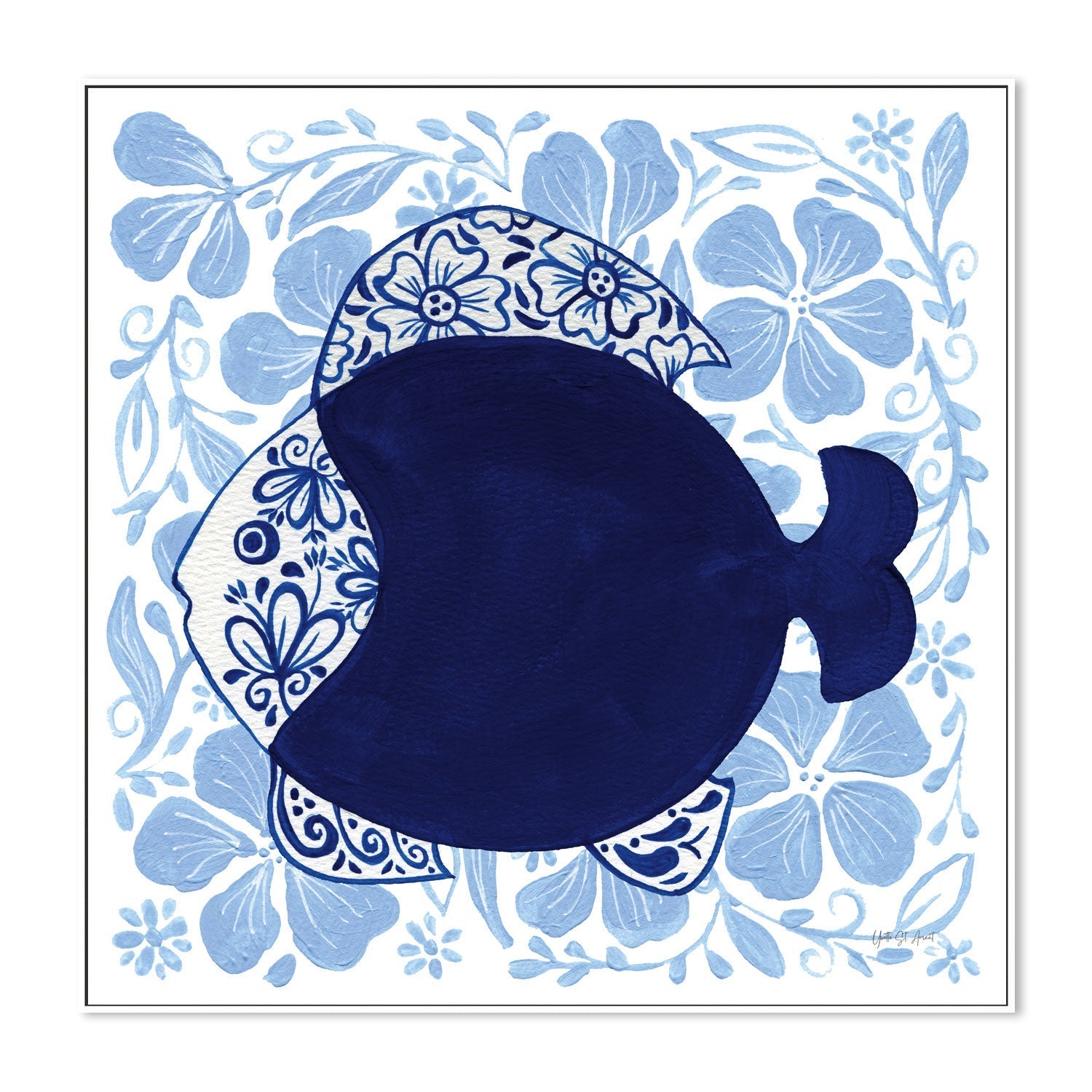 wall-art-print-canvas-poster-framed-Coastal Chinoiserie, Style B , By Yvette St. Amant-5