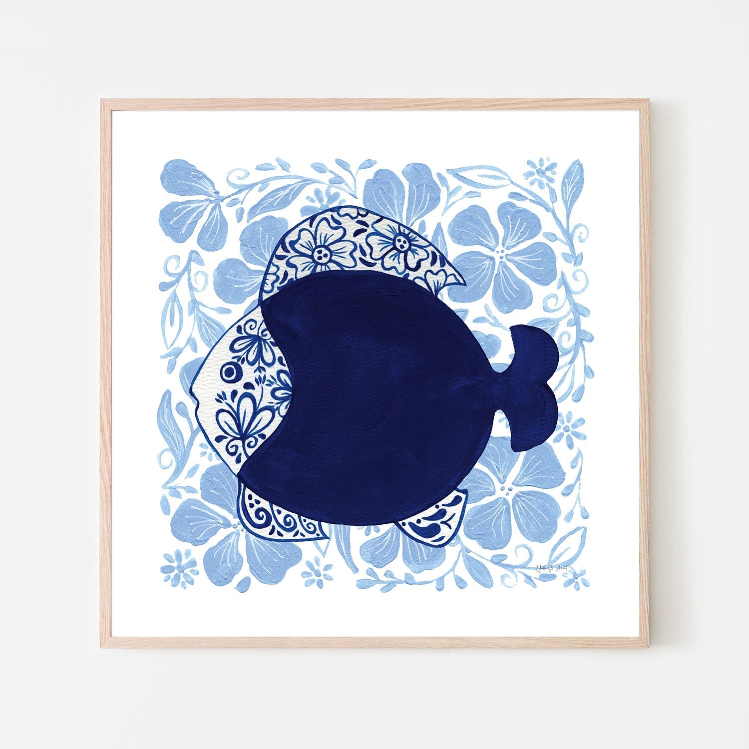 wall-art-print-canvas-poster-framed-Coastal Chinoiserie, Style B , By Yvette St. Amant-6