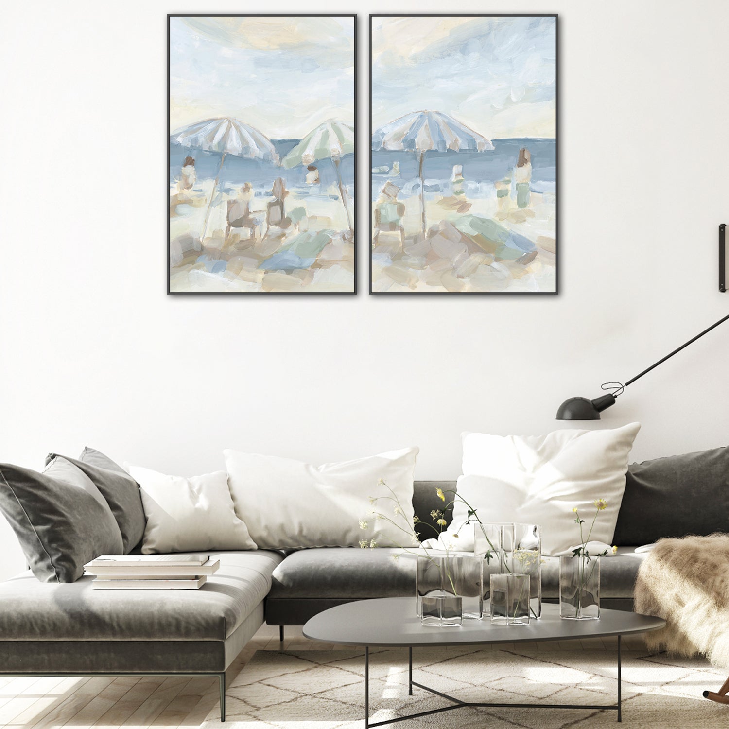wall-art-print-canvas-poster-framed-Coastal Daydream-Coastal Daydream , Set Of 2 , By Jetty Home-2