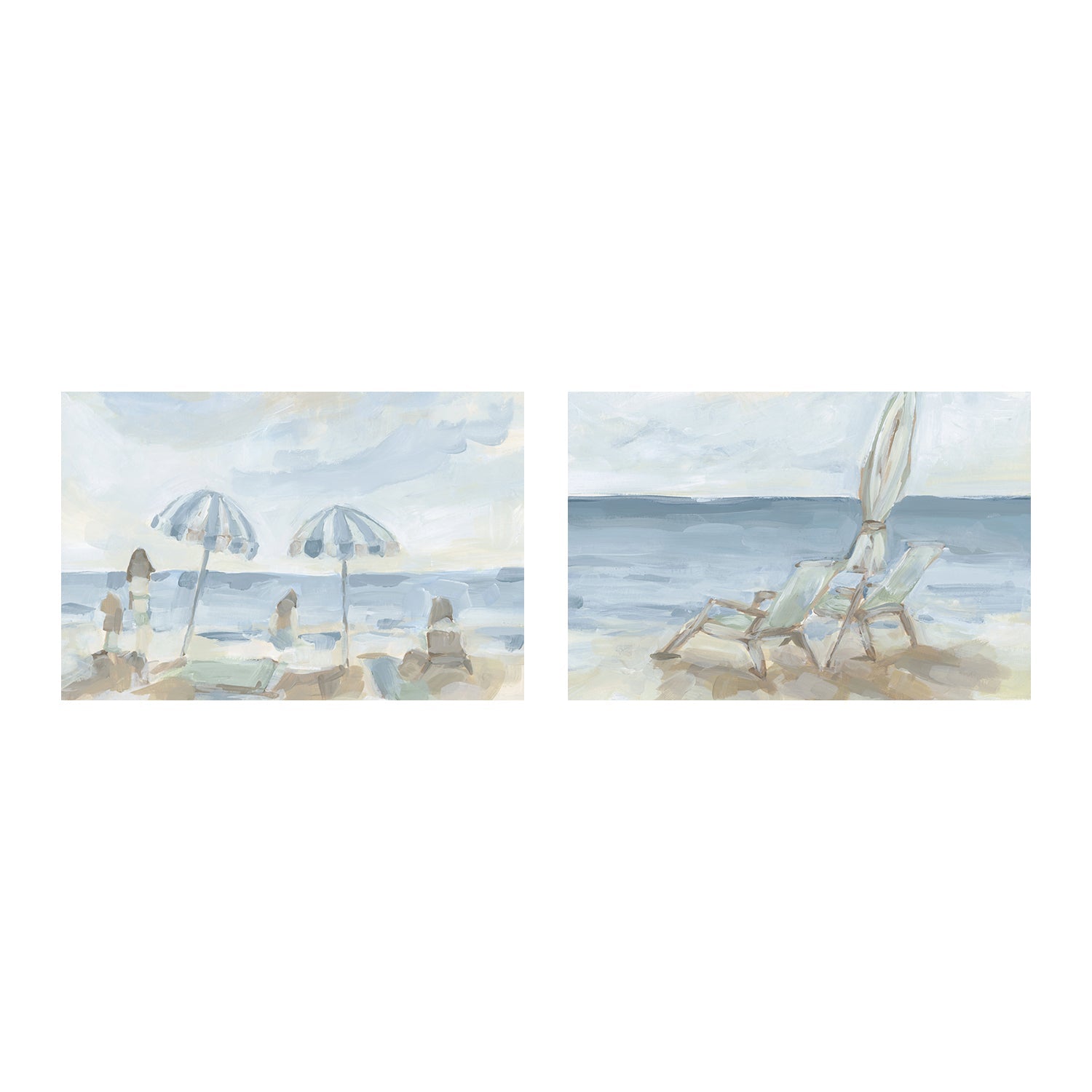 wall-art-print-canvas-poster-framed-Coastal Daydream-Idyllic Retreat, Set Of 2 , By Jetty Home-1
