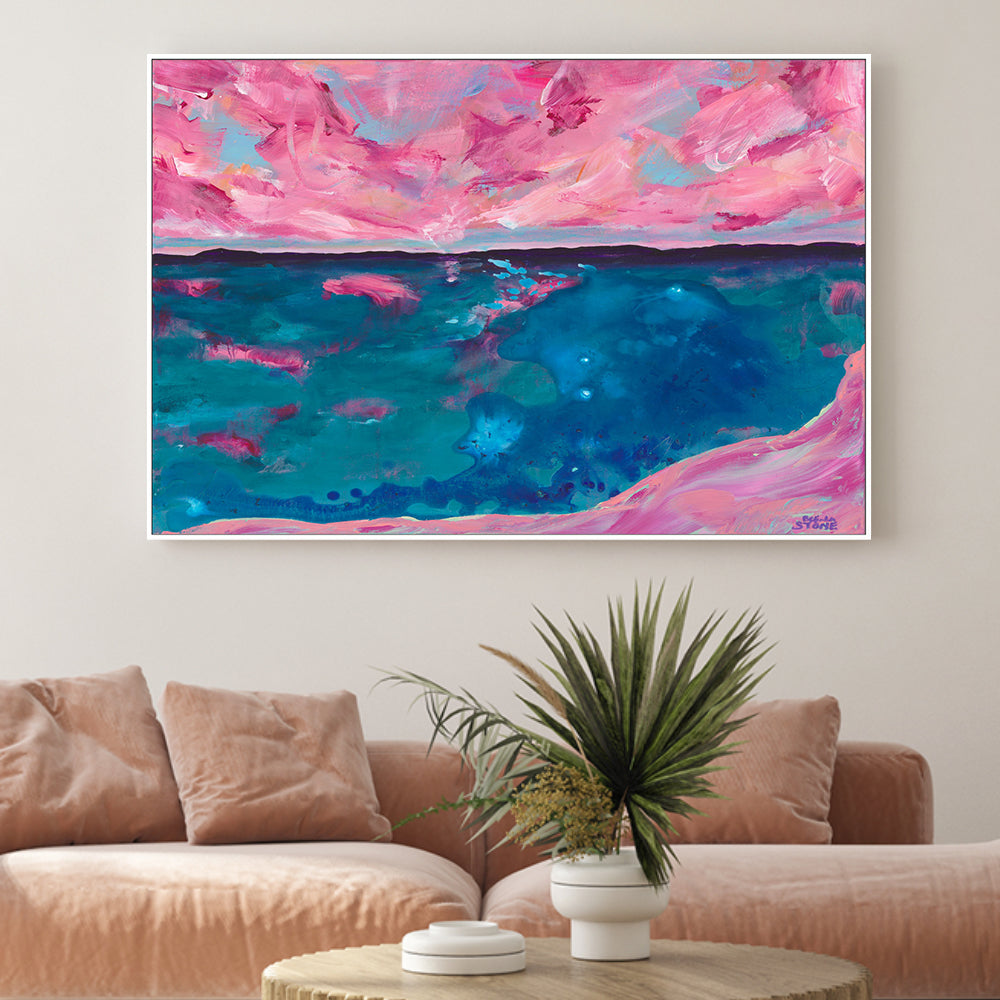 wall-art-print-canvas-poster-framed-Coastal Dreamscape , By Belinda Stone-GIOIA-WALL-ART