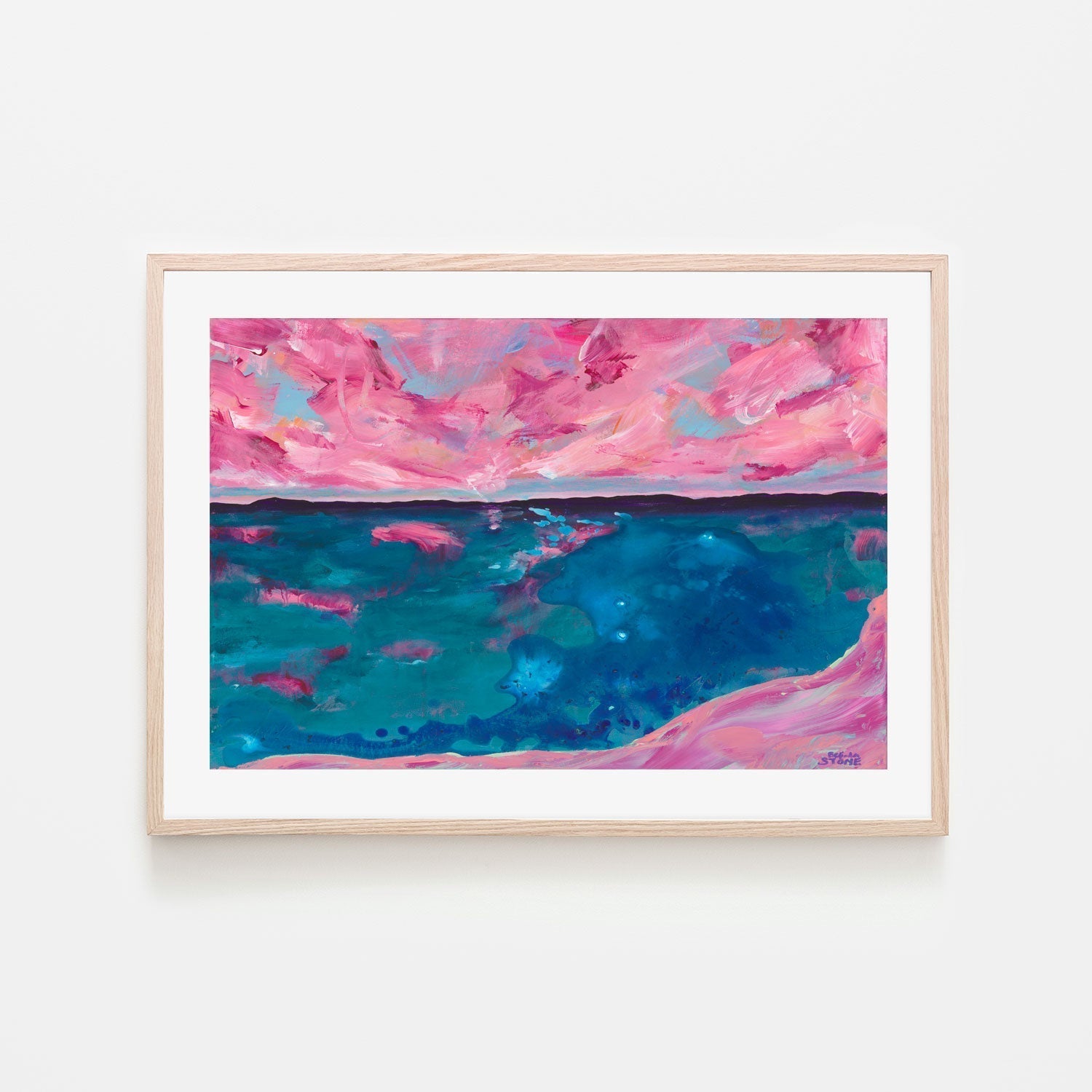 wall-art-print-canvas-poster-framed-Coastal Dreamscape , By Belinda Stone-GIOIA-WALL-ART