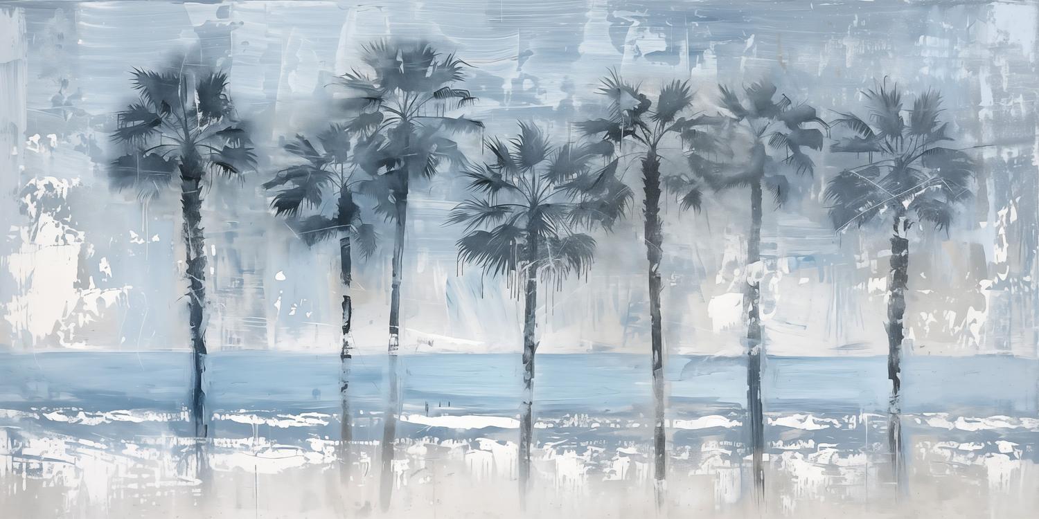 wall-art-print-canvas-poster-framed-Coastal Palms-1