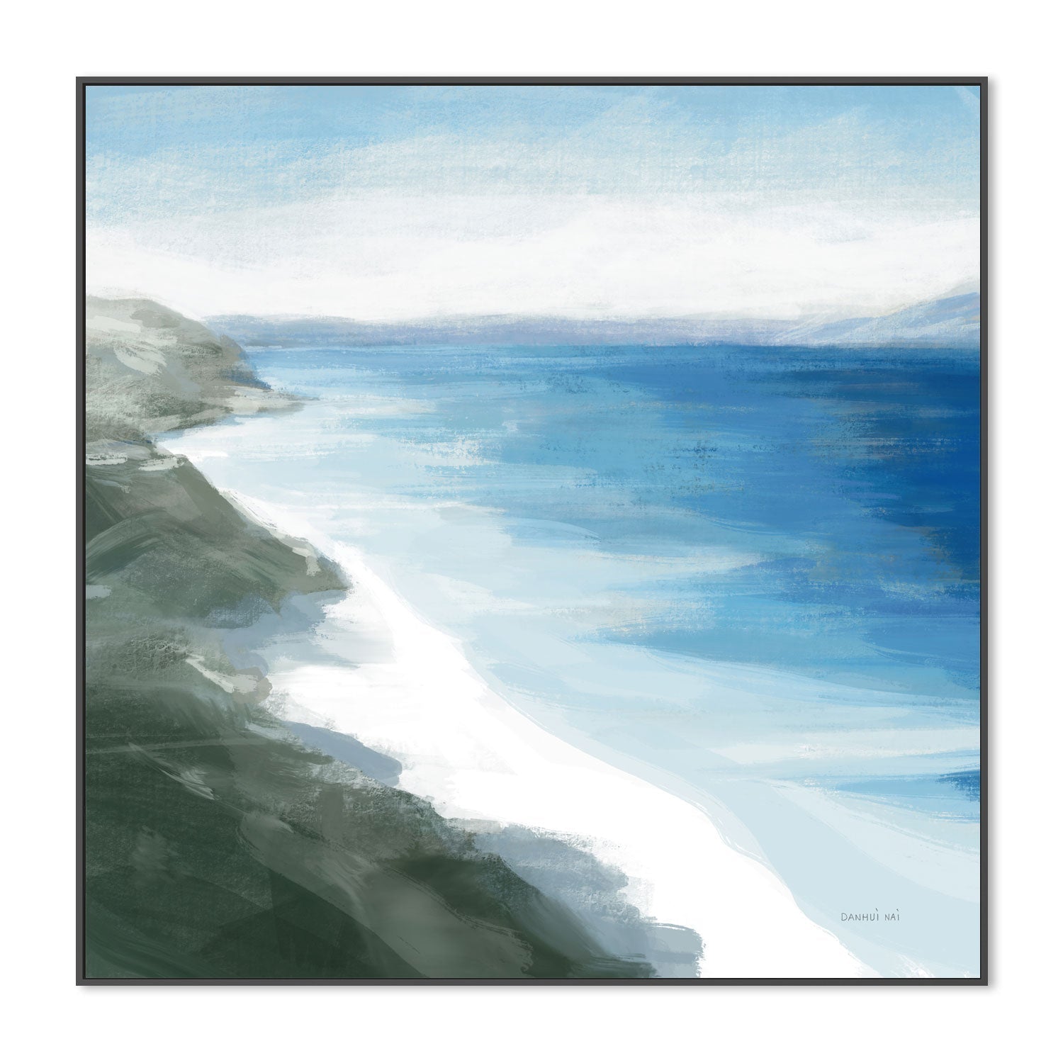 wall-art-print-canvas-poster-framed-Coastline , By Danhui Nai-3