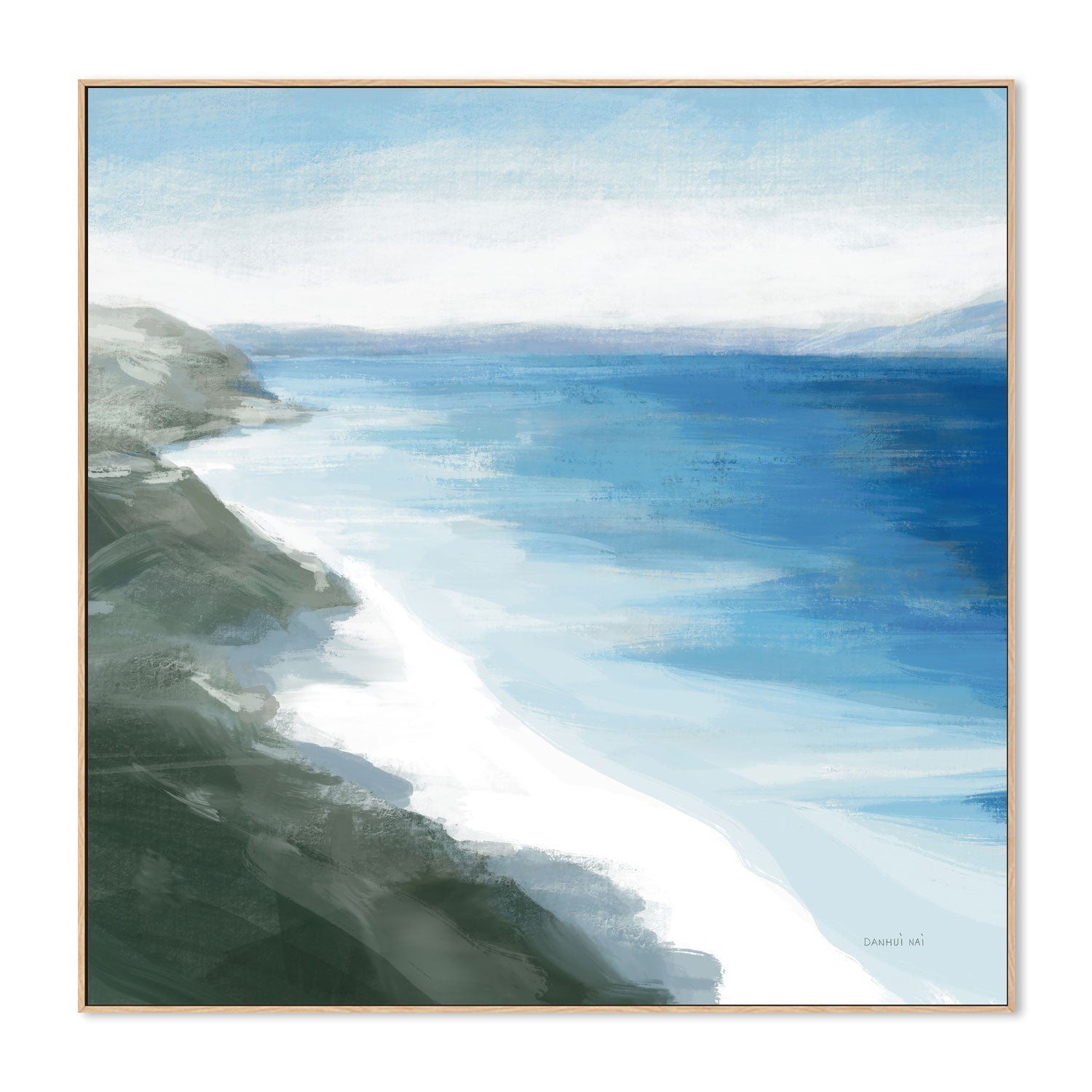 wall-art-print-canvas-poster-framed-Coastline , By Danhui Nai-4