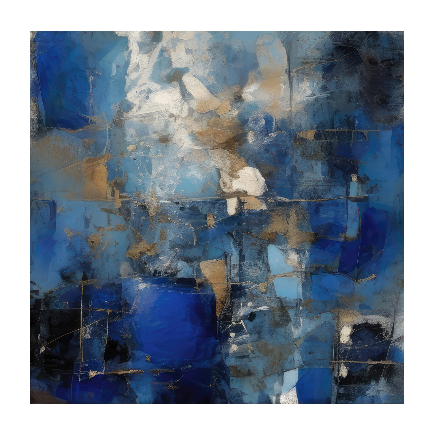 wall-art-print-canvas-poster-framed-Cobalt Depths, By Alpenglow Workshop , By Alpenglow Workshop-1