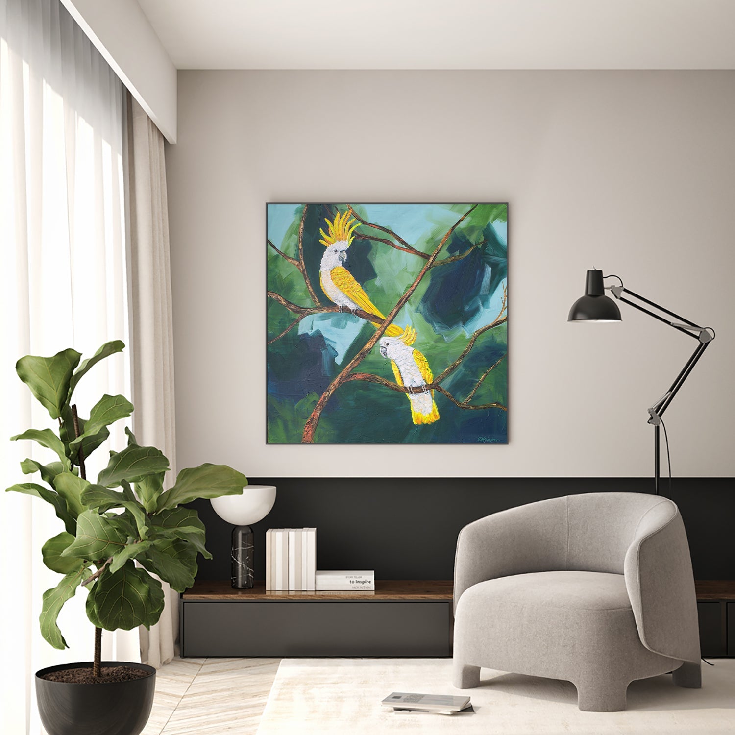 wall-art-print-canvas-poster-framed-Cock or two-7