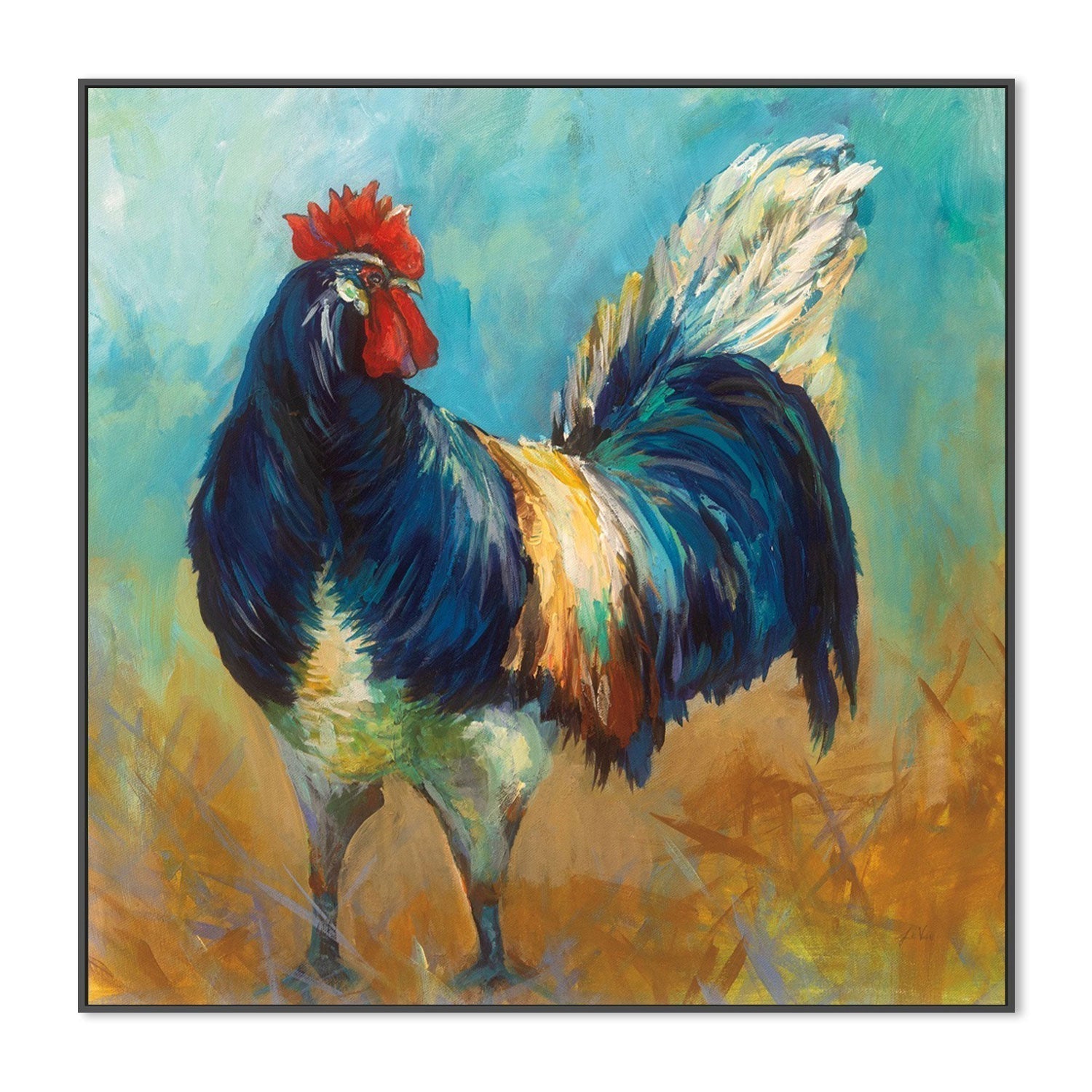 wall-art-print-canvas-poster-framed-Cocky-by-Jeanette Vertentes-Gioia Wall Art