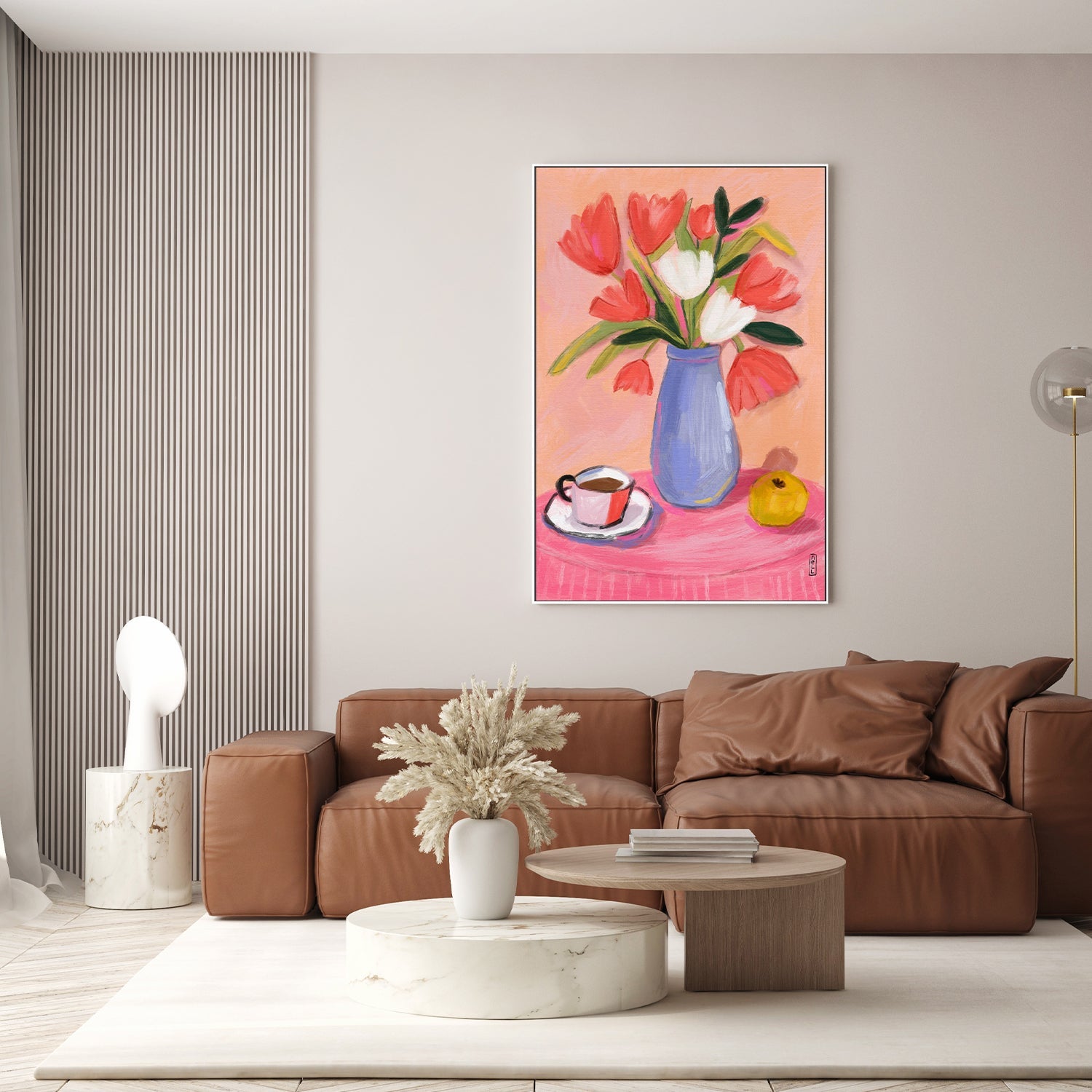 wall-art-print-canvas-poster-framed-Coffee and Flowers-7