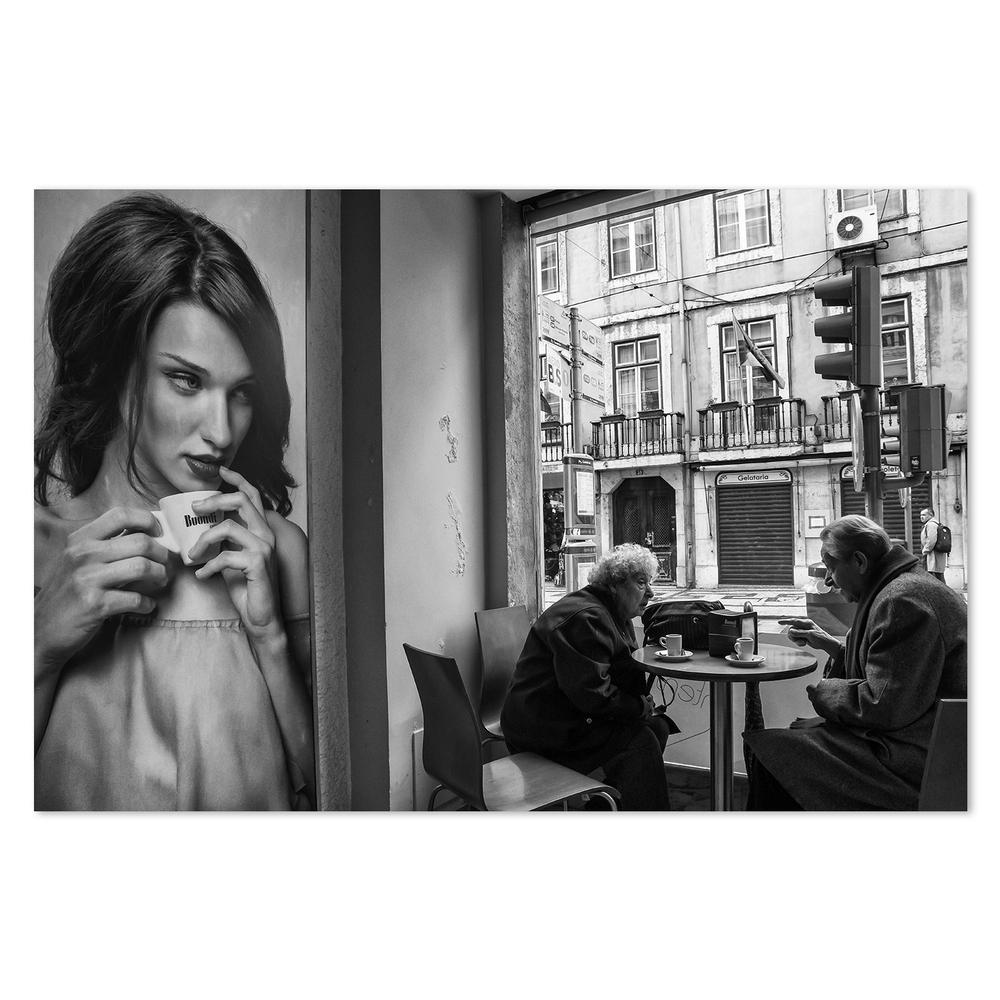 wall-art-print-canvas-poster-framed-Coffee'S Conversations, By Luis Sarmento-by-Plus X Studio-Gioia Wall Art