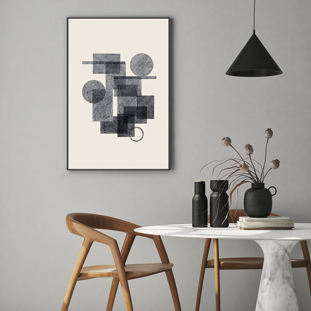 wall-art-print-canvas-poster-framed-Collage Forms, Style A , By Danushka Abeygoda-GIOIA-WALL-ART