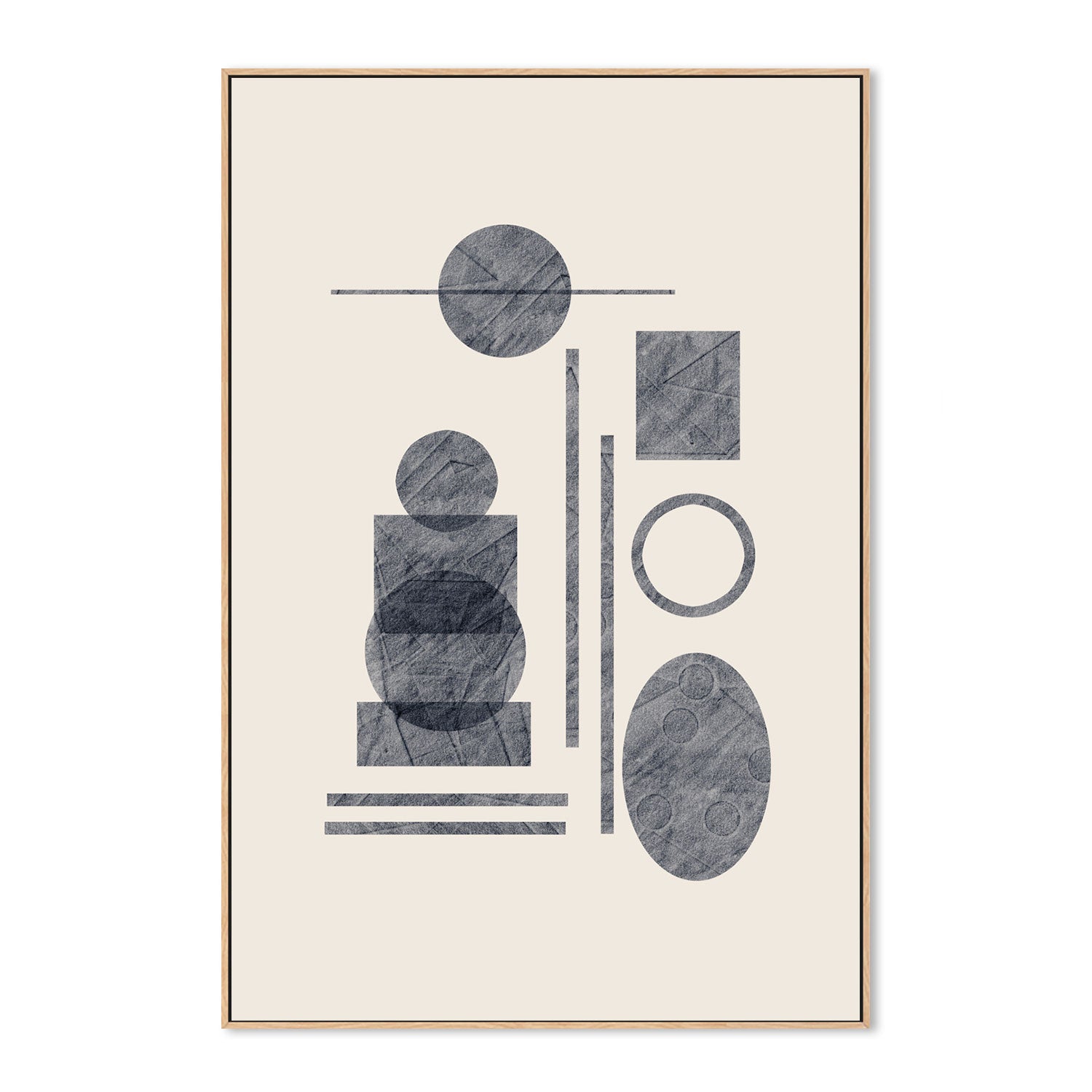 wall-art-print-canvas-poster-framed-Collage Forms, Style B , By Danushka Abeygoda-GIOIA-WALL-ART