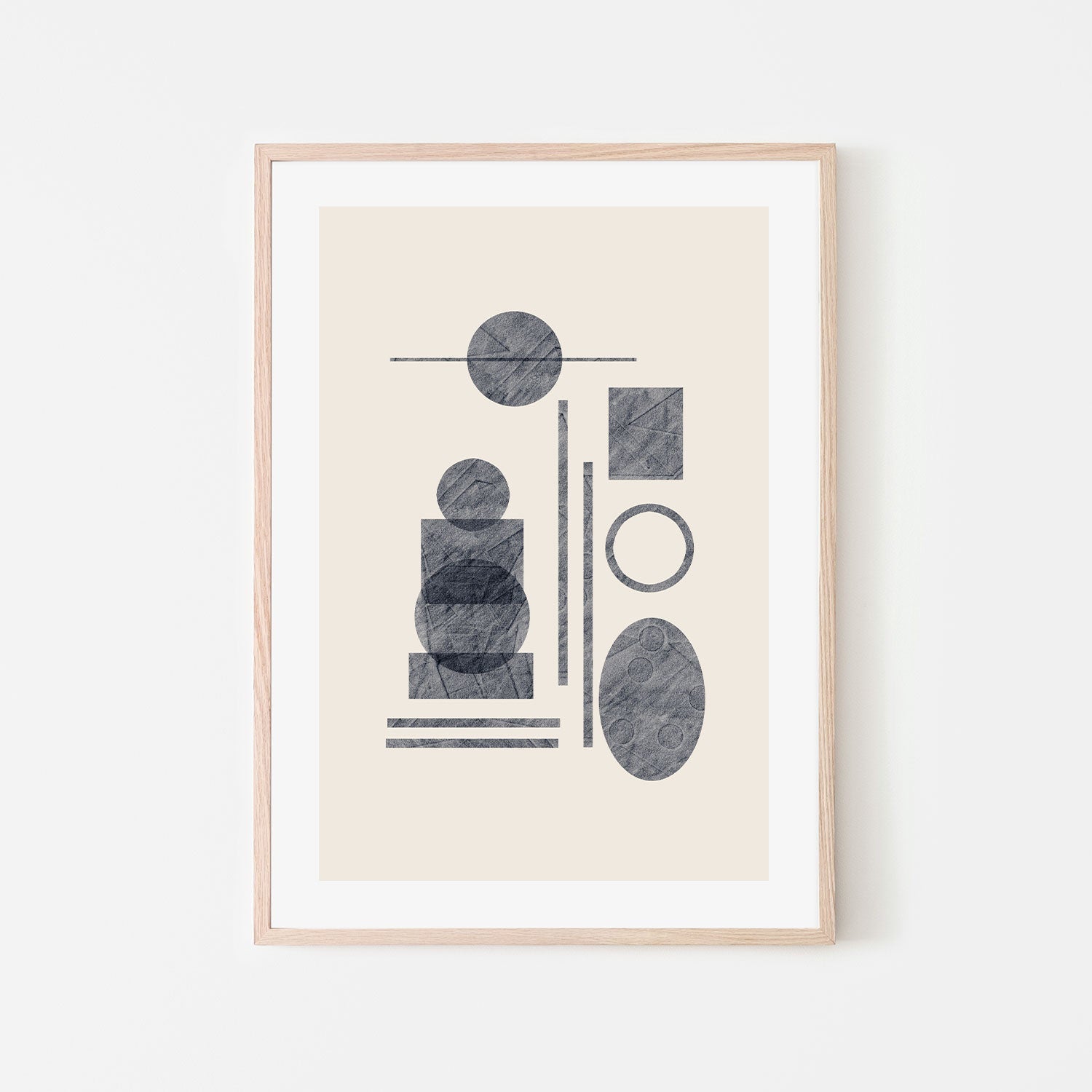 wall-art-print-canvas-poster-framed-Collage Forms, Style B , By Danushka Abeygoda-GIOIA-WALL-ART