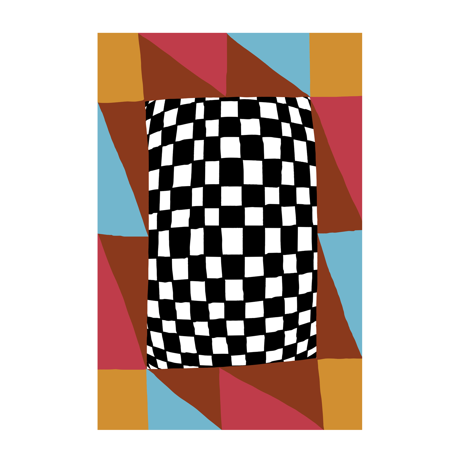 wall-art-print-canvas-poster-framed-Color Illusion , By Miho Art Studio , By Miho Art Studio-1