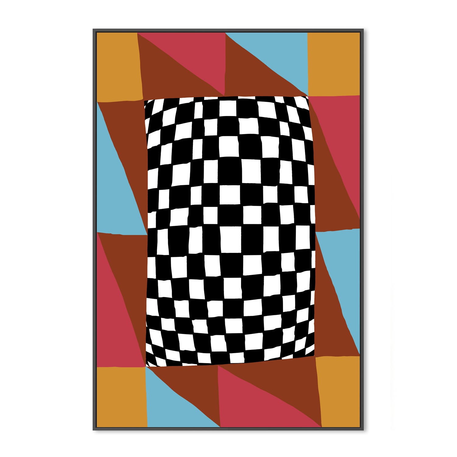 wall-art-print-canvas-poster-framed-Color Illusion , By Miho Art Studio , By Miho Art Studio-3