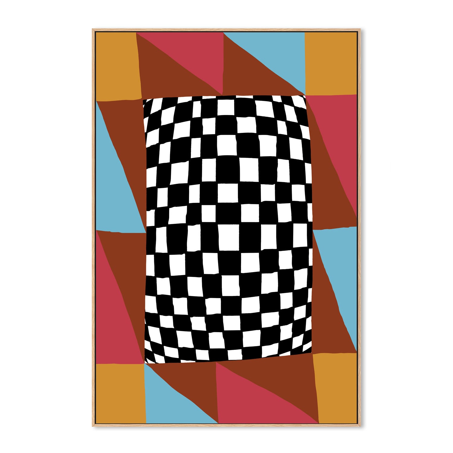 wall-art-print-canvas-poster-framed-Color Illusion , By Miho Art Studio , By Miho Art Studio-4