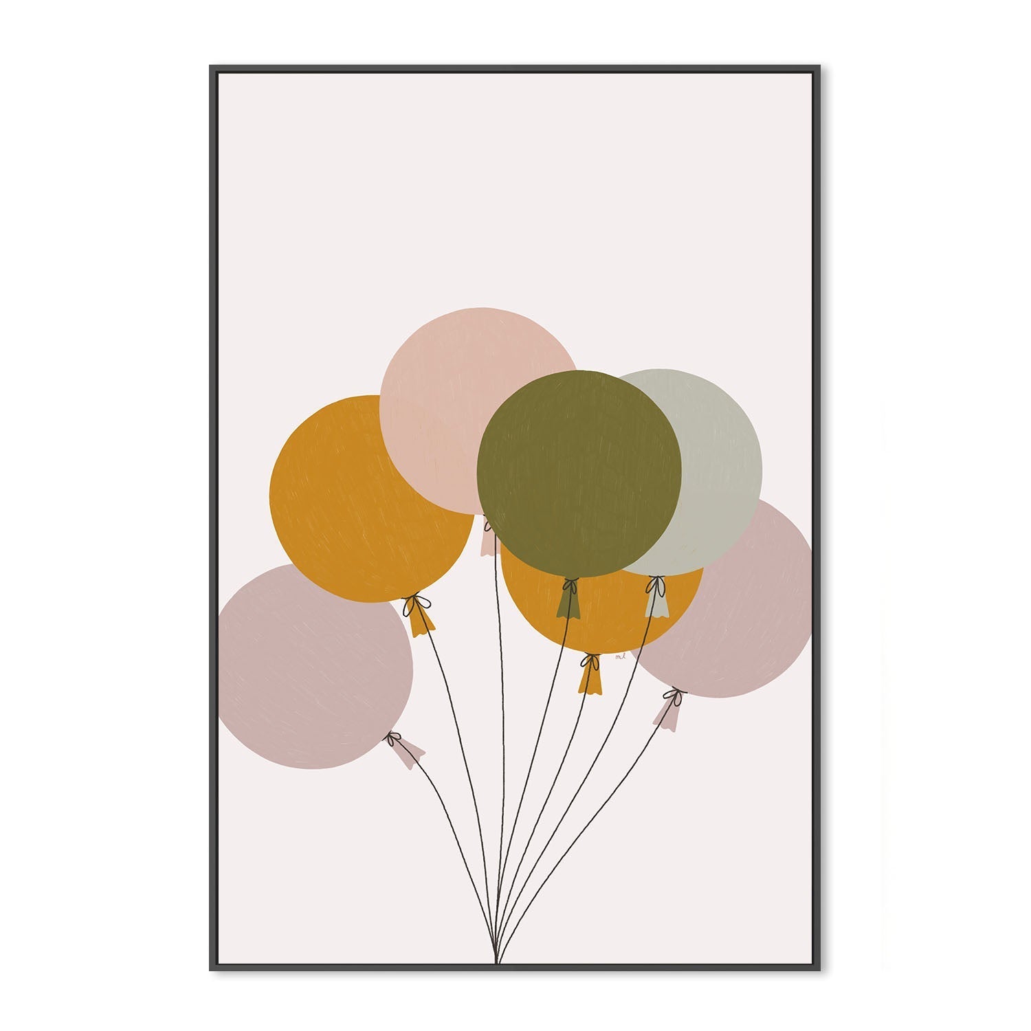 wall-art-print-canvas-poster-framed-Colorful Balloons , By Menina Lisboa-3