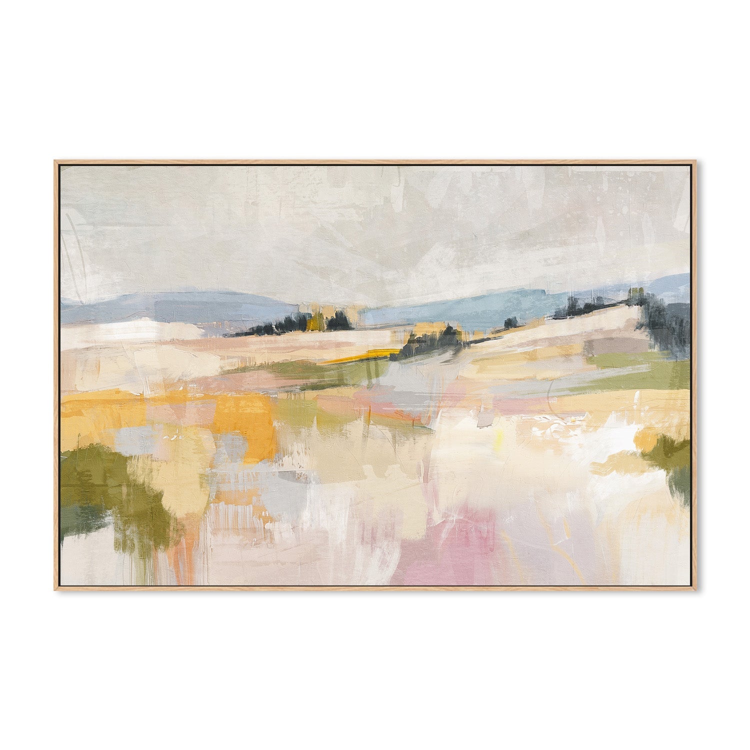 wall-art-print-canvas-poster-framed-Colorful Fields, Style A-4